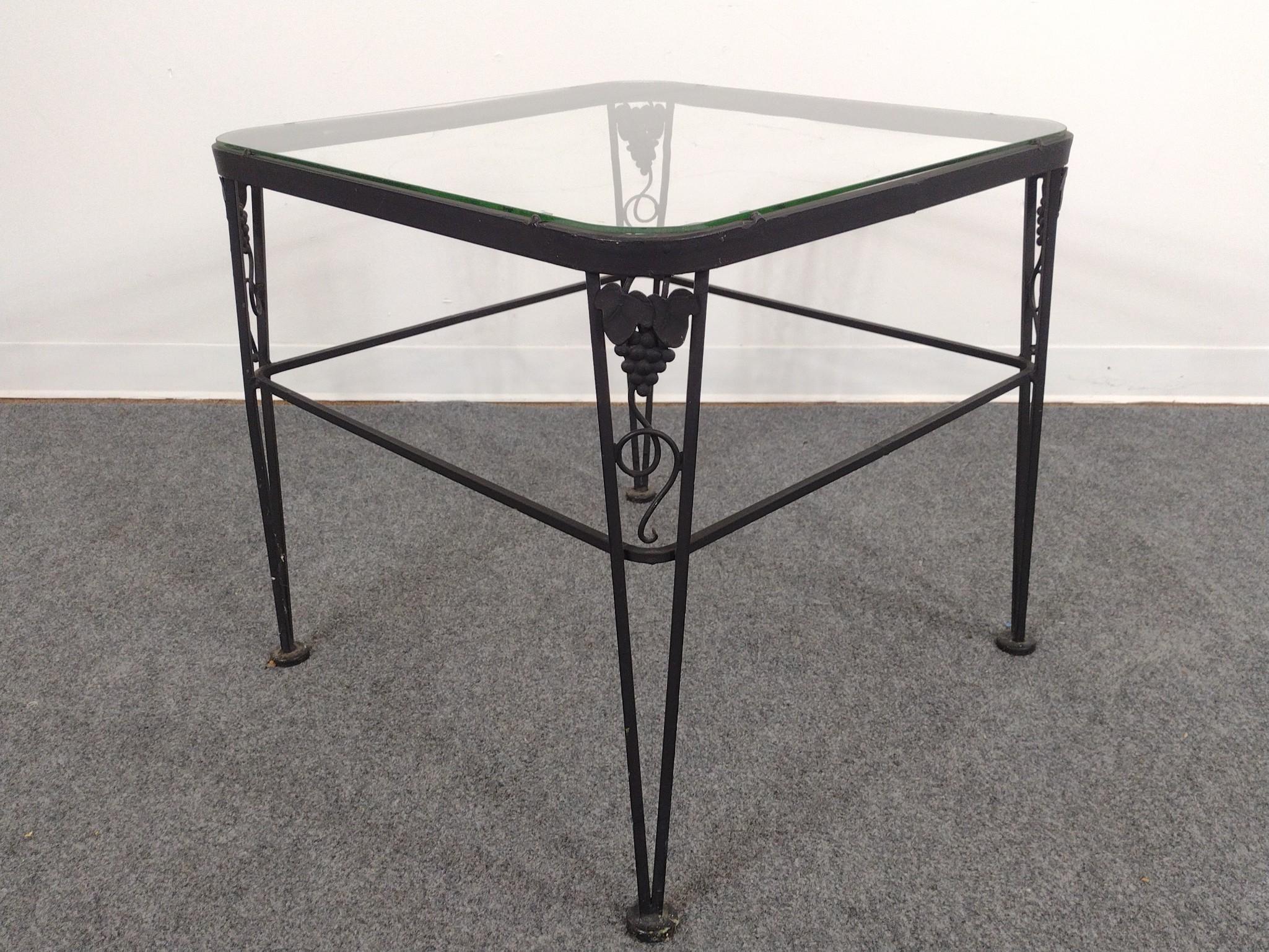 Metal Outdoor Sofa Table and Side Table