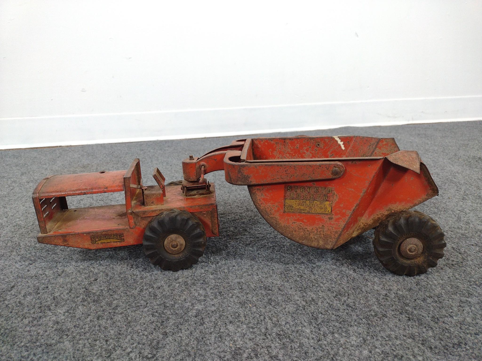 Vintage Nylint Payloader and Earth Scrapper Toys