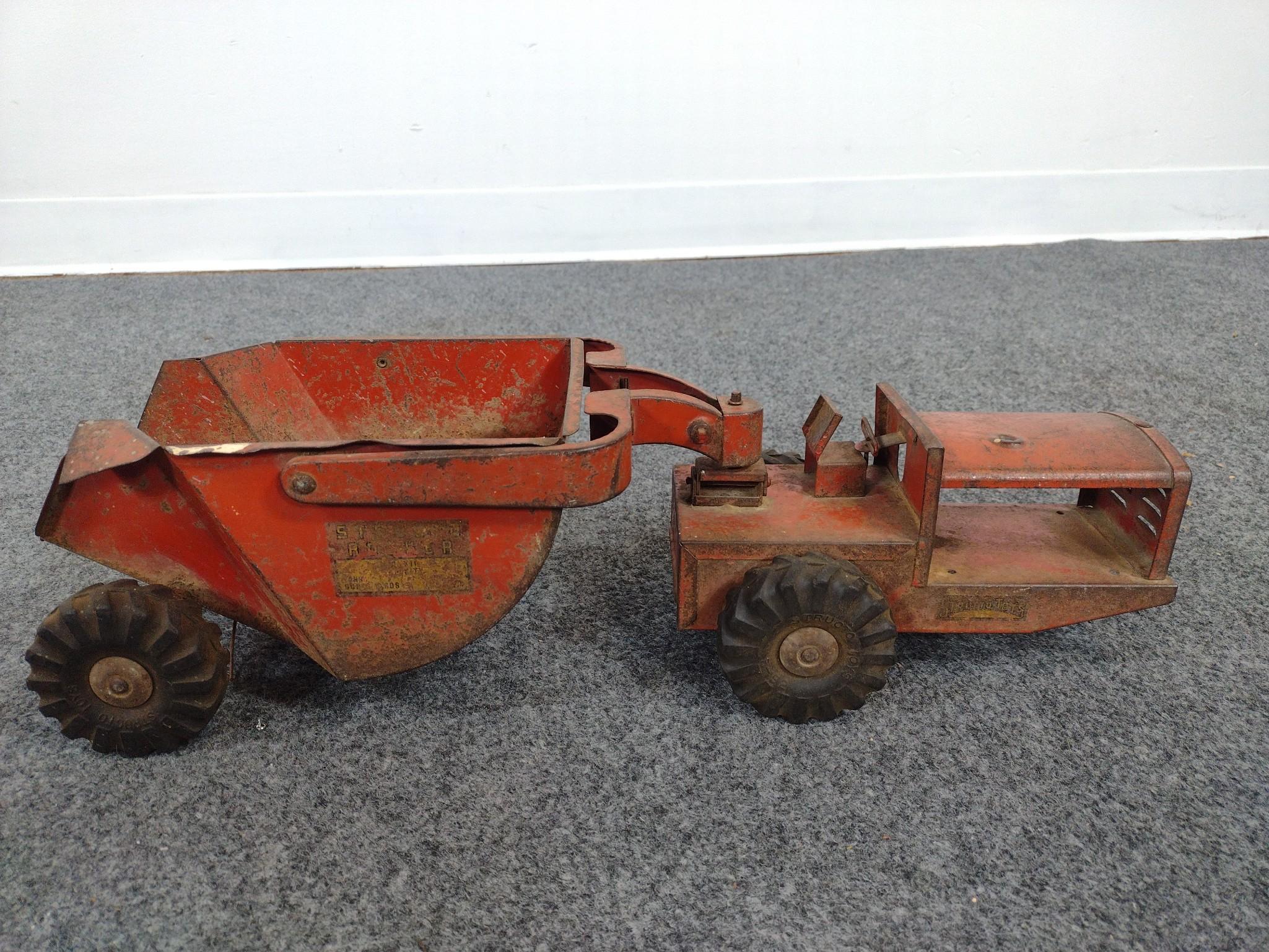 Vintage Nylint Payloader and Earth Scrapper Toys