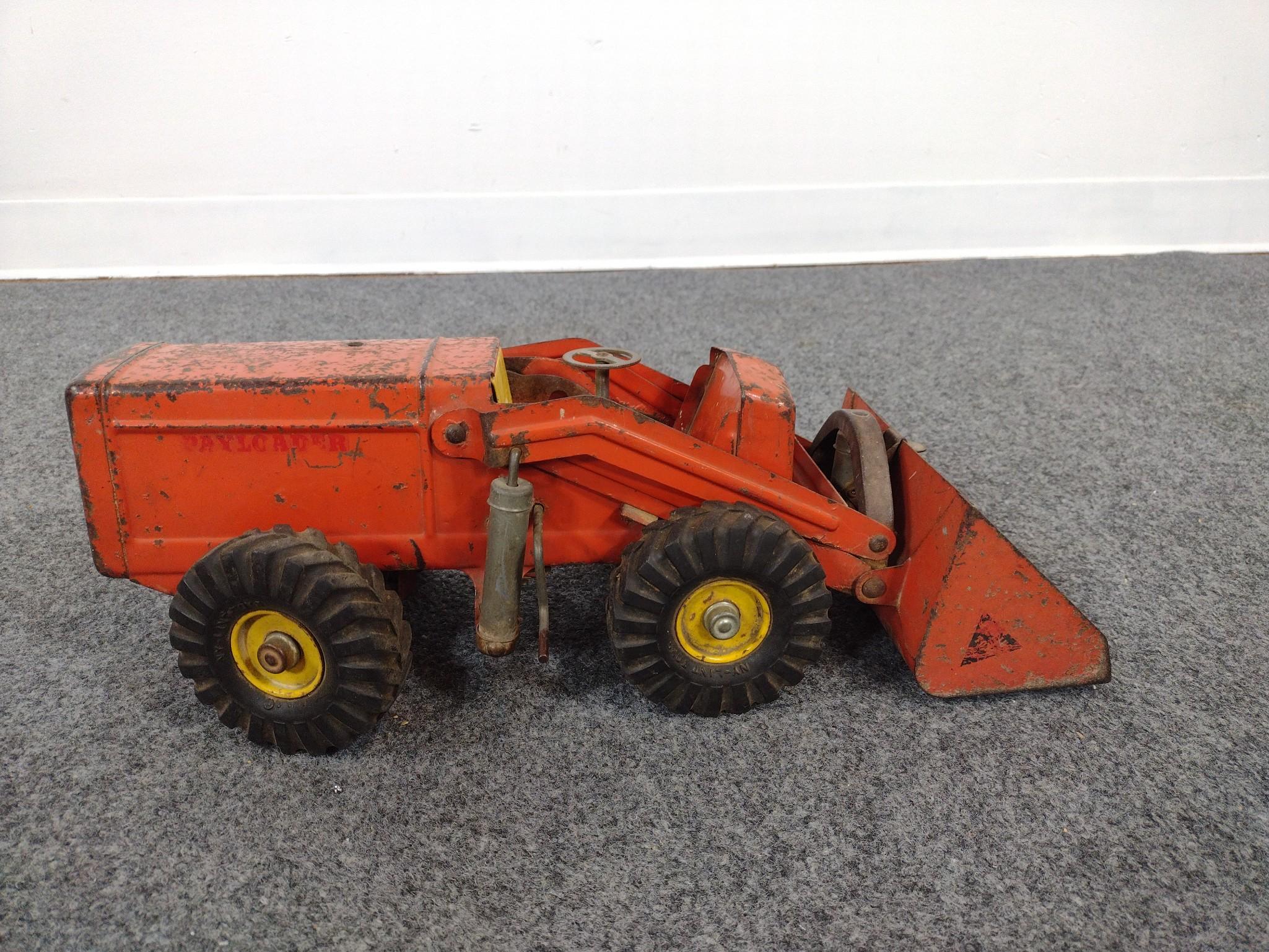 Vintage Nylint Payloader and Earth Scrapper Toys
