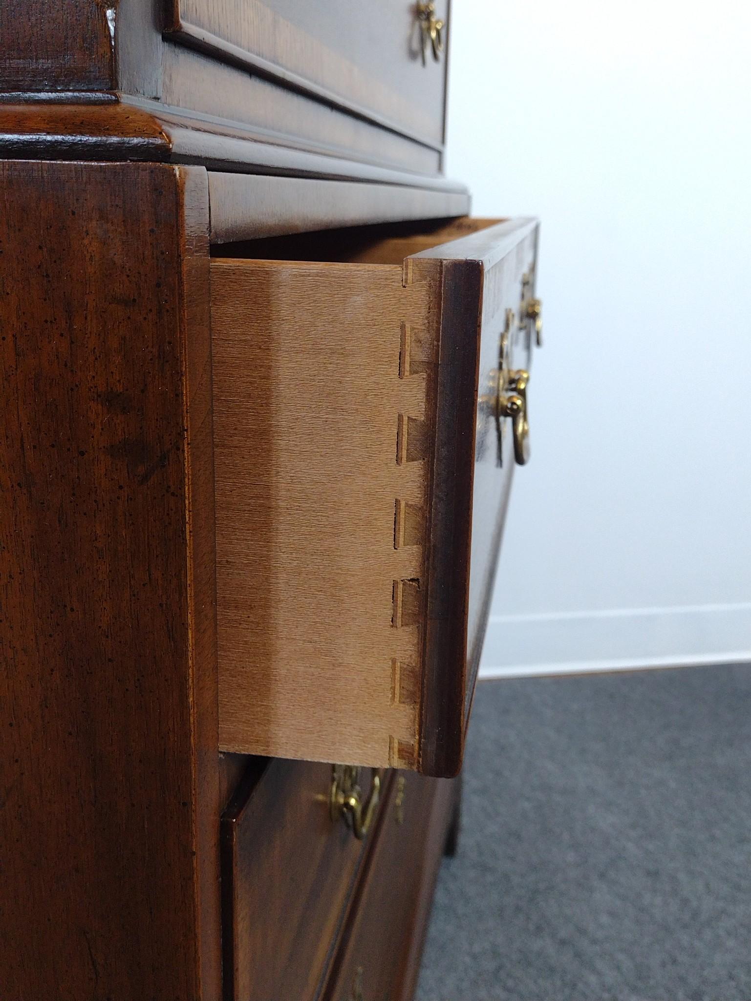 Henredon Tall Chest on Chest and Nightstand