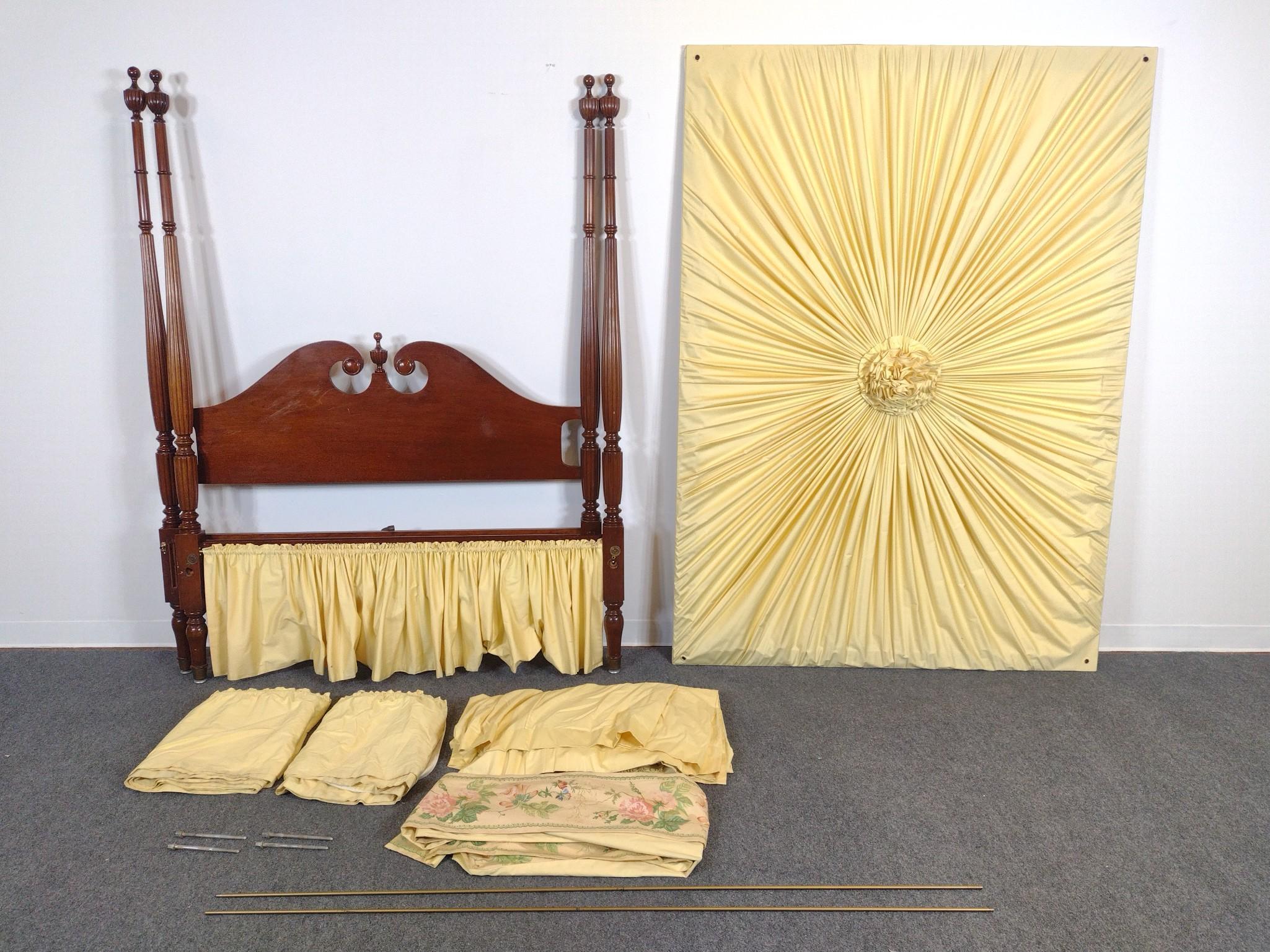 Custom Queen Four-Poster Canopy Bed