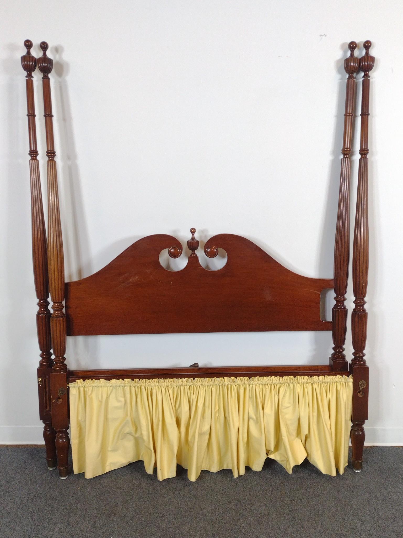 Custom Queen Four-Poster Canopy Bed