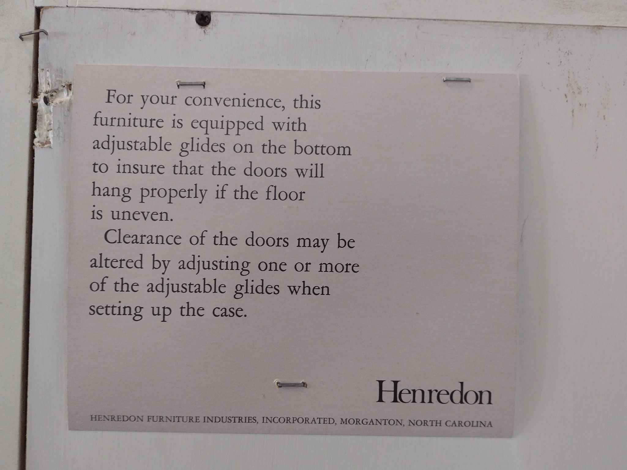Henredon Armoire