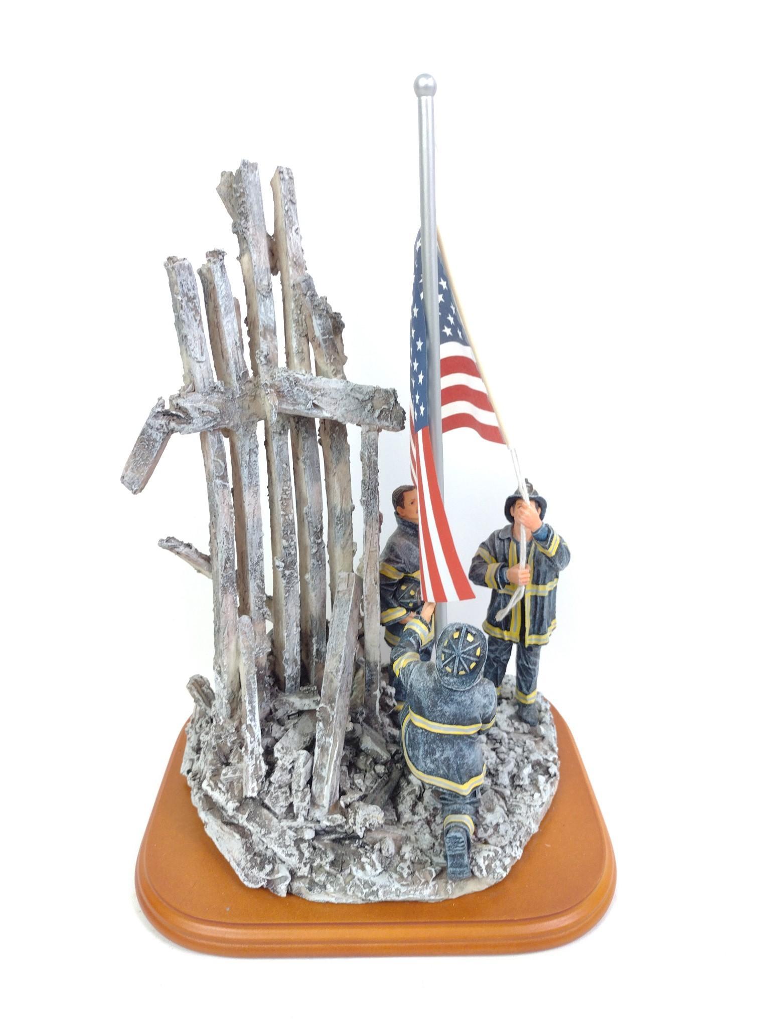 2 9/11 Memorial Figurines