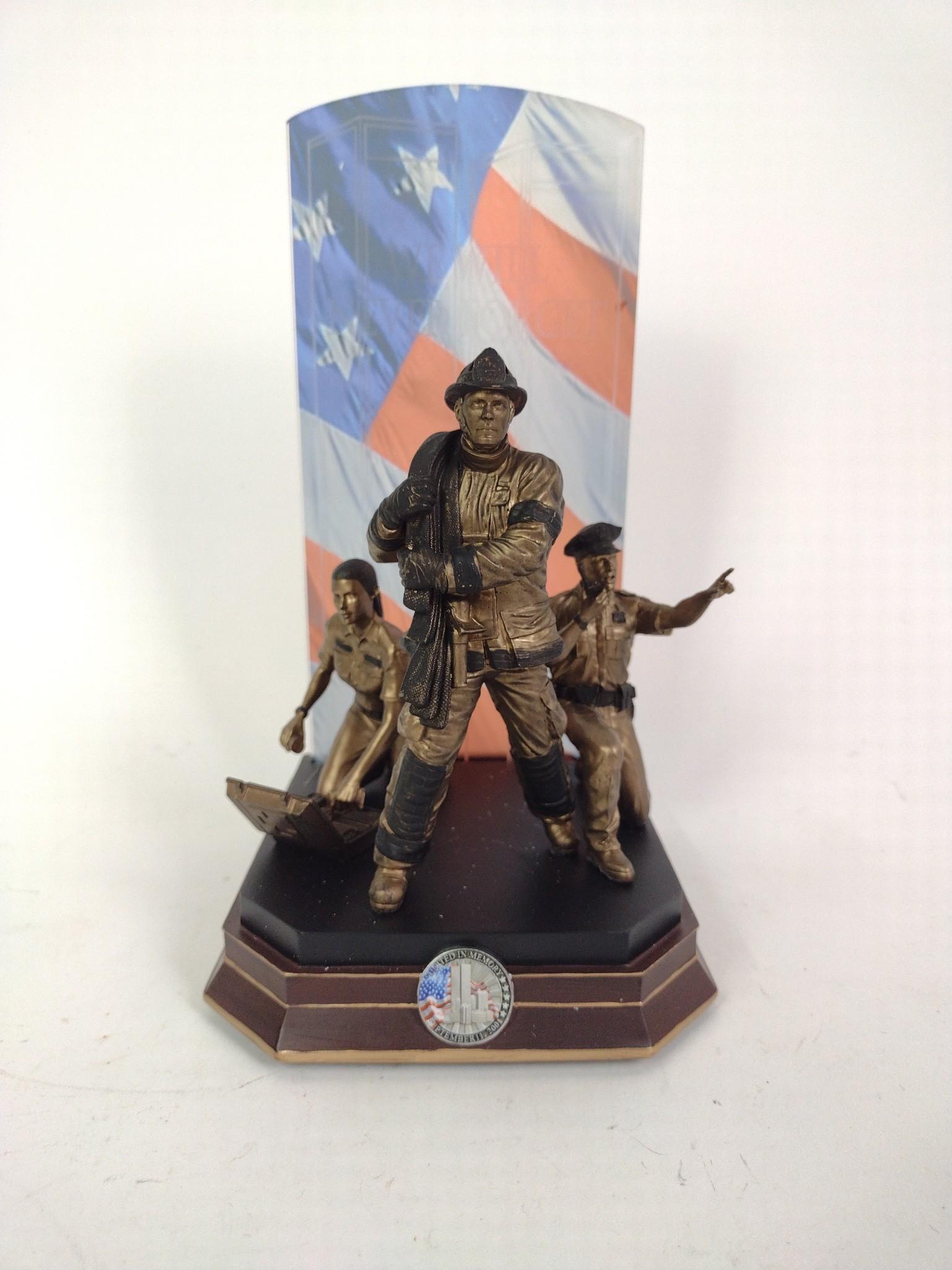 2 9/11 Memorial Figurines