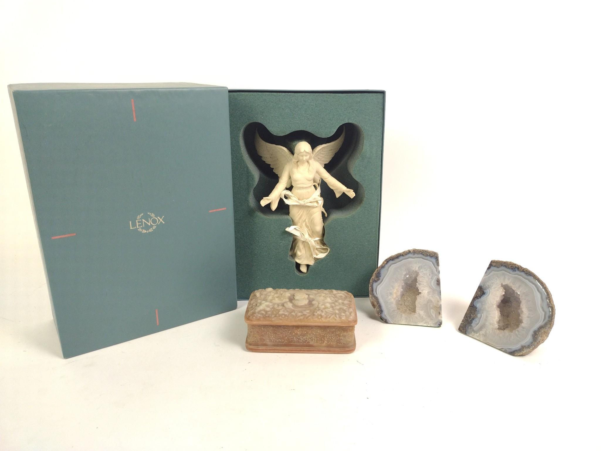 4 Decorative Items incl. Lenox Angel