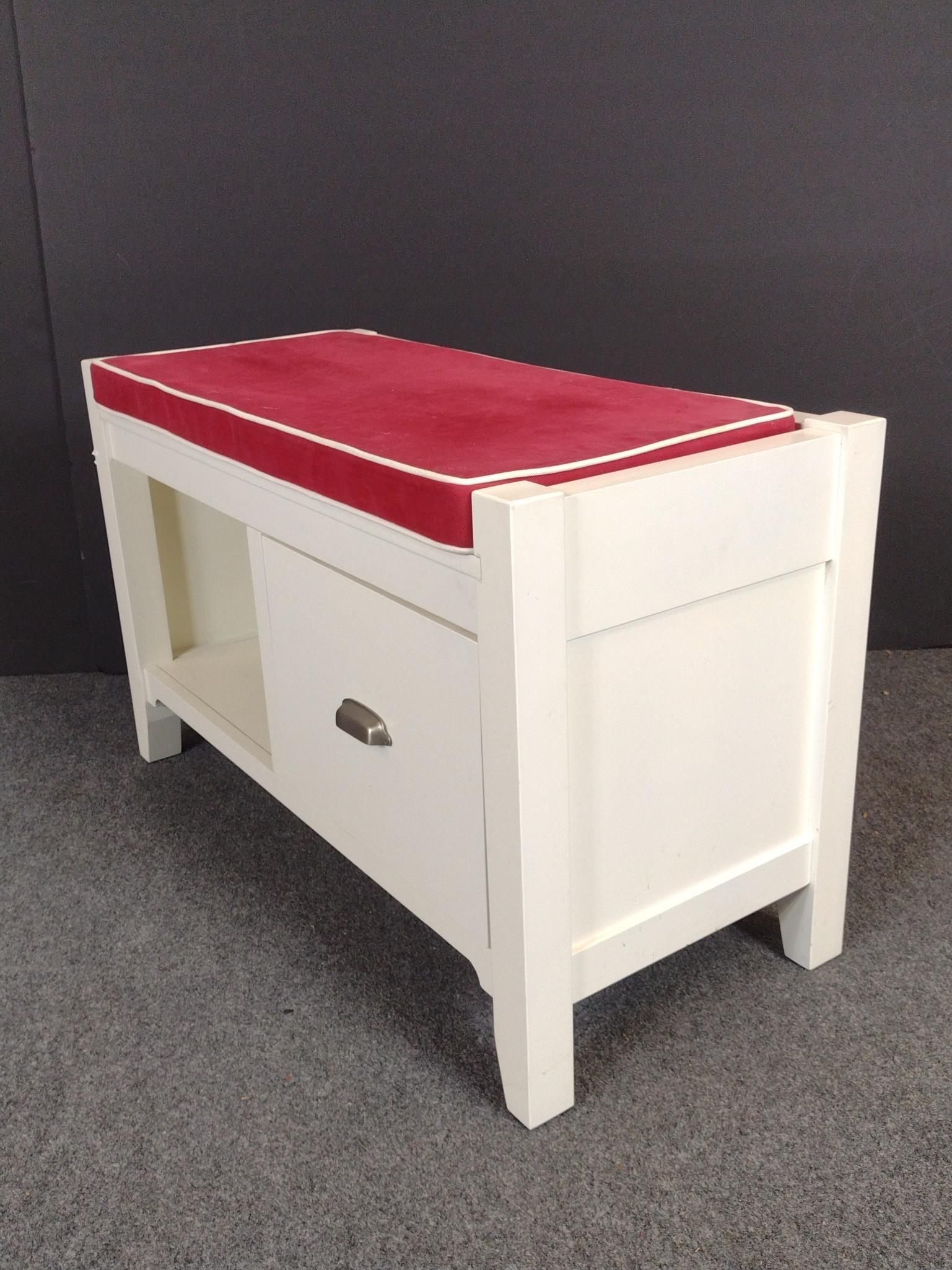 L. L. Bean Painted Cottage Storage Bench with Extra Bench