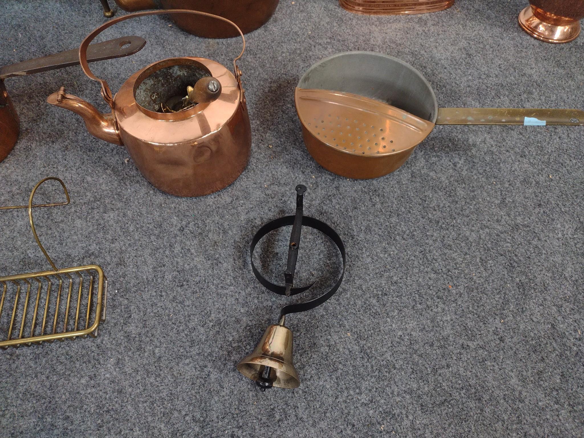 Brass and Copper Kitchenware