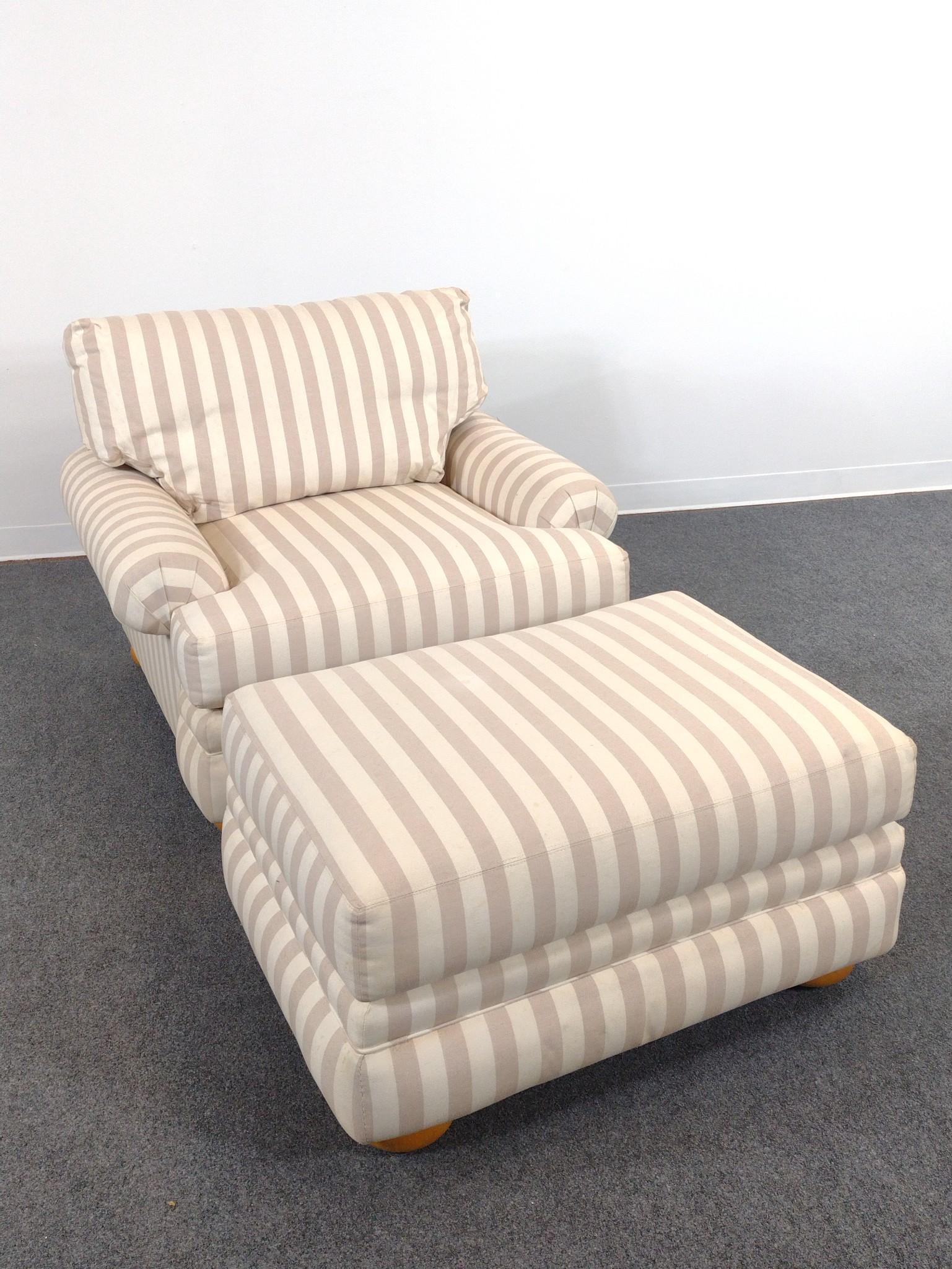 Thomasville Armchair with Ottoman