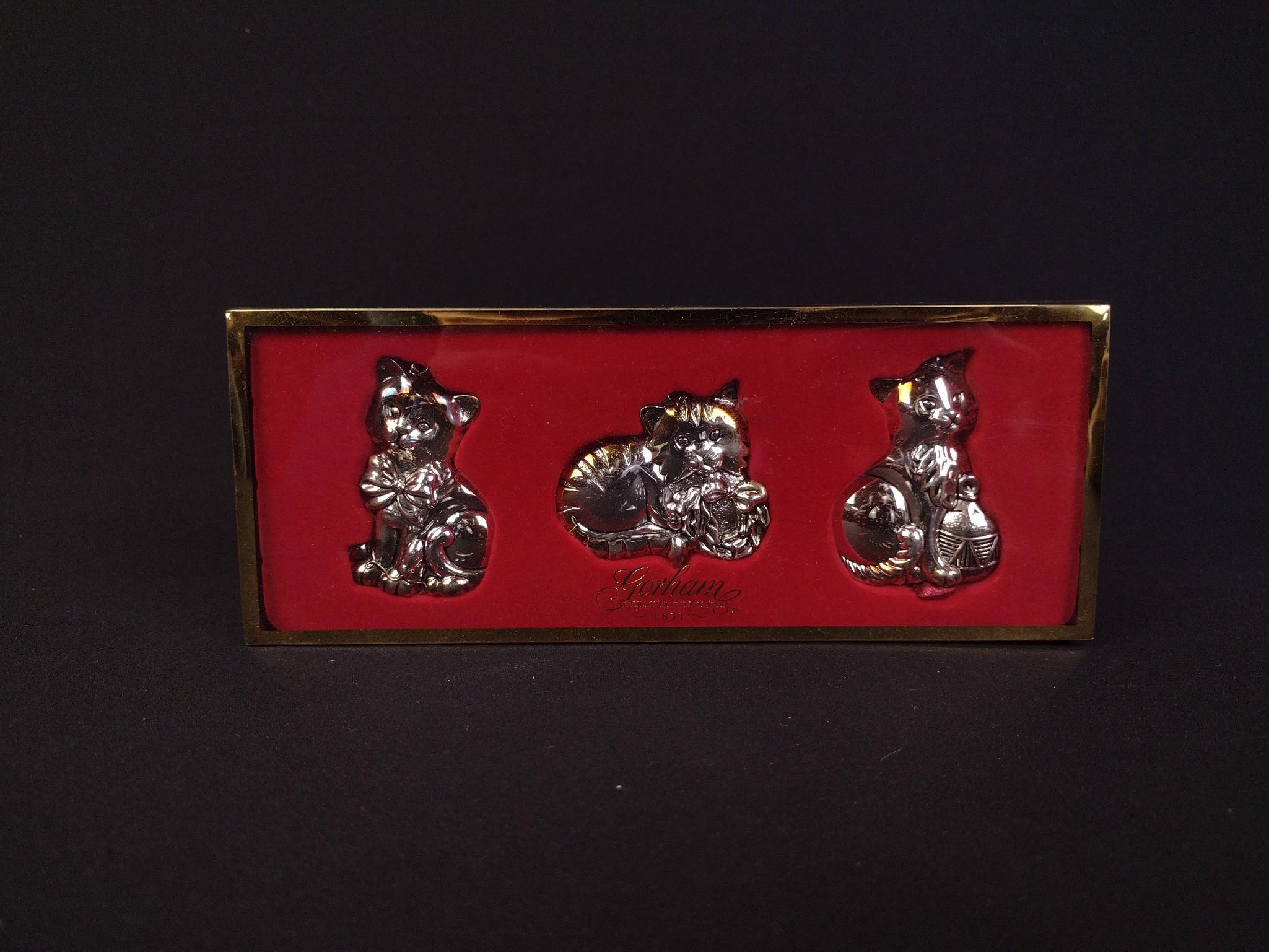 7 Ornaments incl. Gorham and Waterford