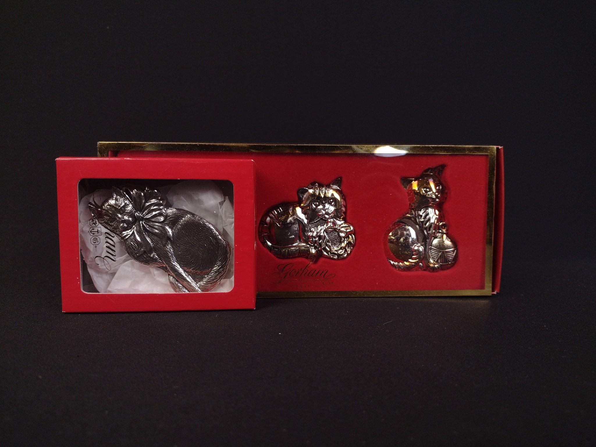 7 Ornaments incl. Gorham and Waterford