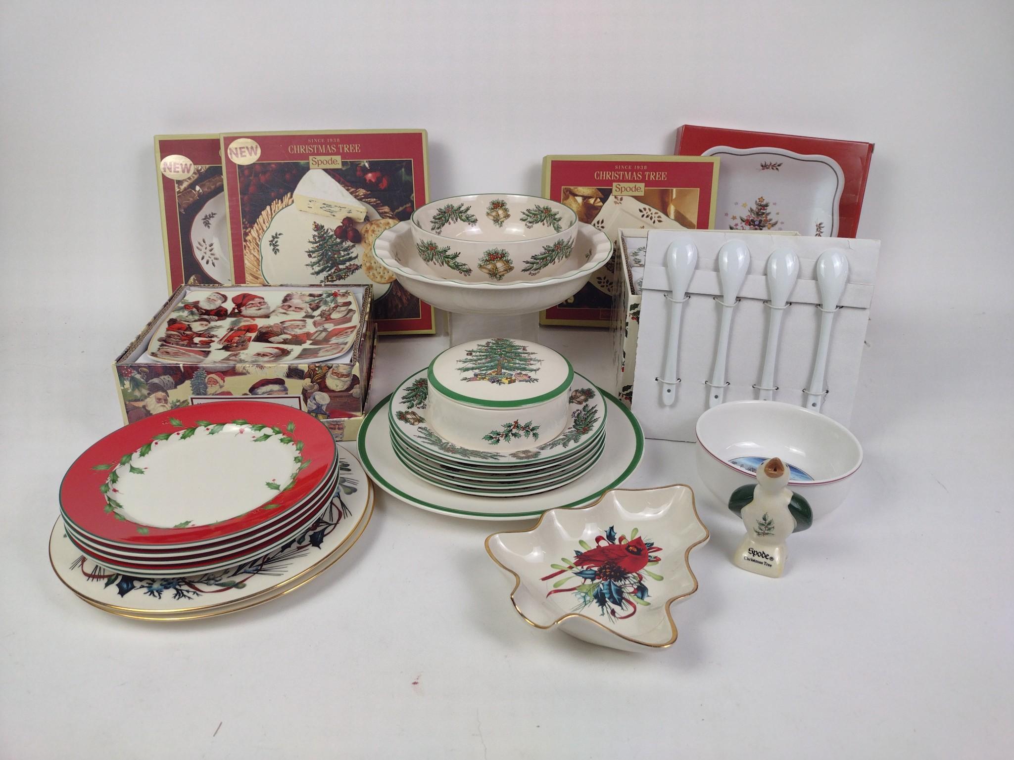 Christmas Holiday Dinnerware and Serving