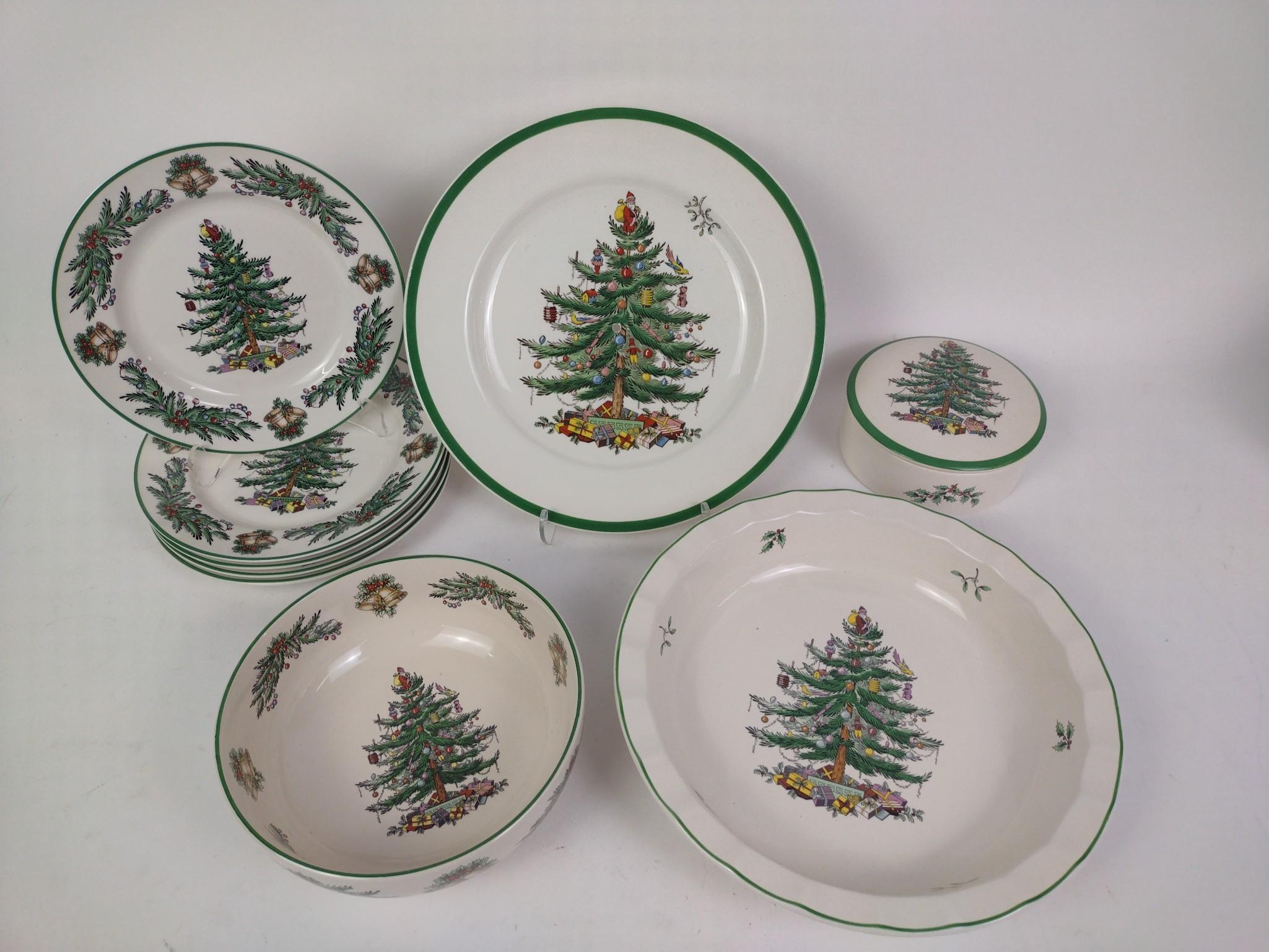 Christmas Holiday Dinnerware and Serving