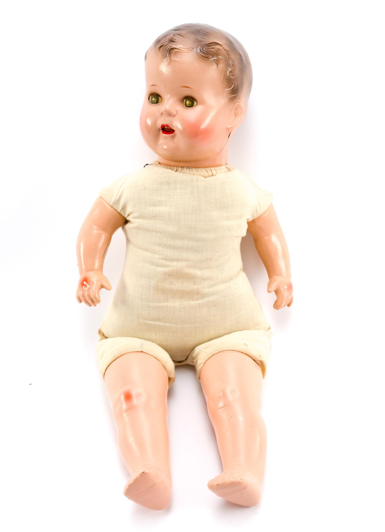 2 Vintage Composition Baby Dolls