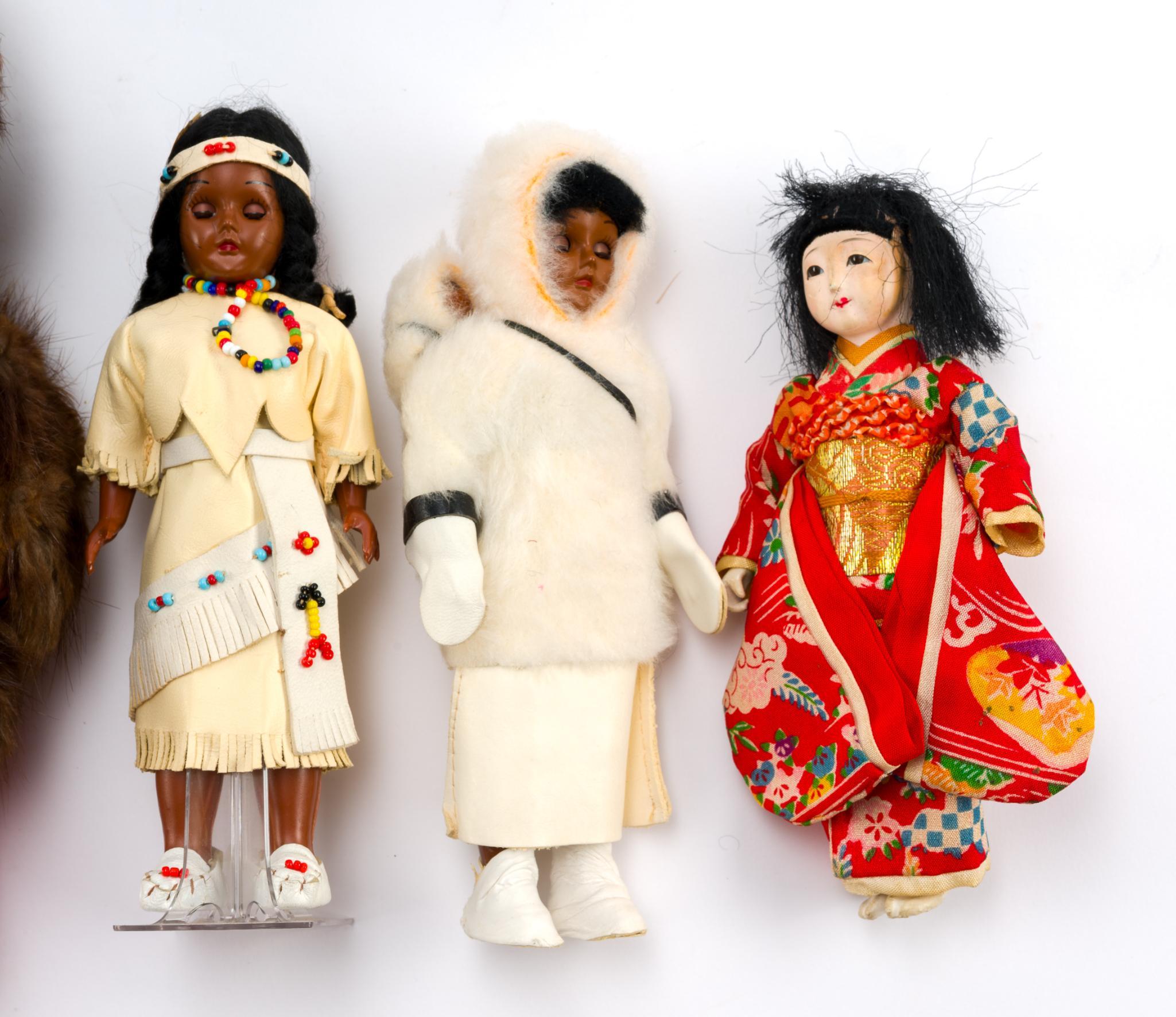 Assorted Vintage Multi-Cultural Dolls