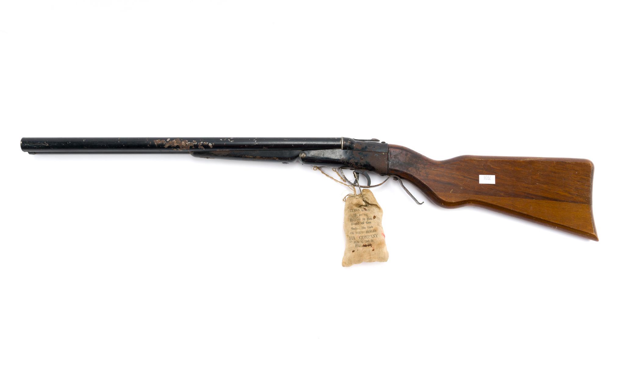 Vintage Toys, Skates, and Ephemera Incl. A. H. Fox Toy Shotgun