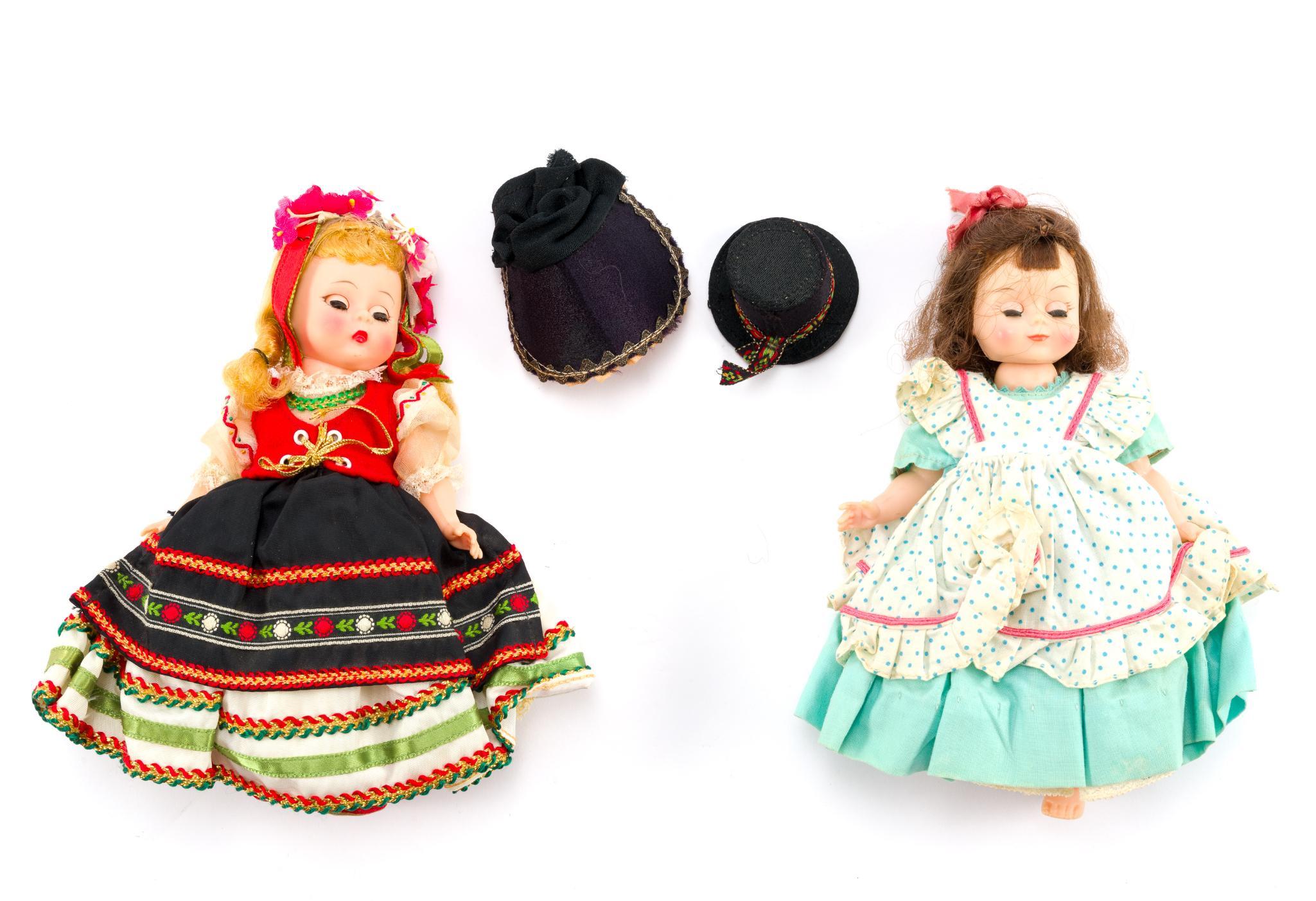2 Vintage Madame Alexander Dolls