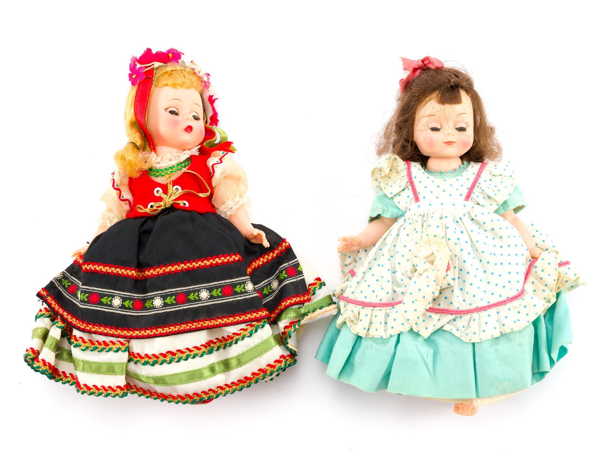 2 Vintage Madame Alexander Dolls