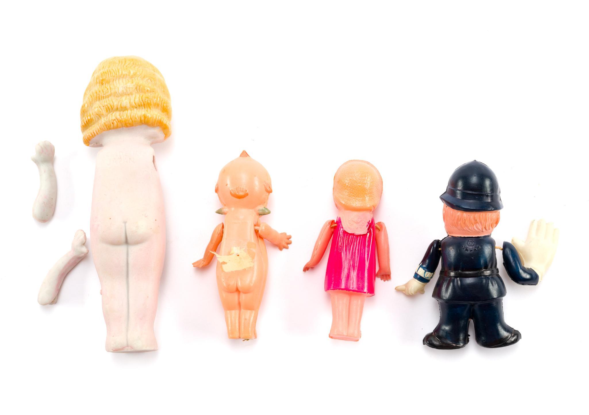 4 Kewpie Dolls