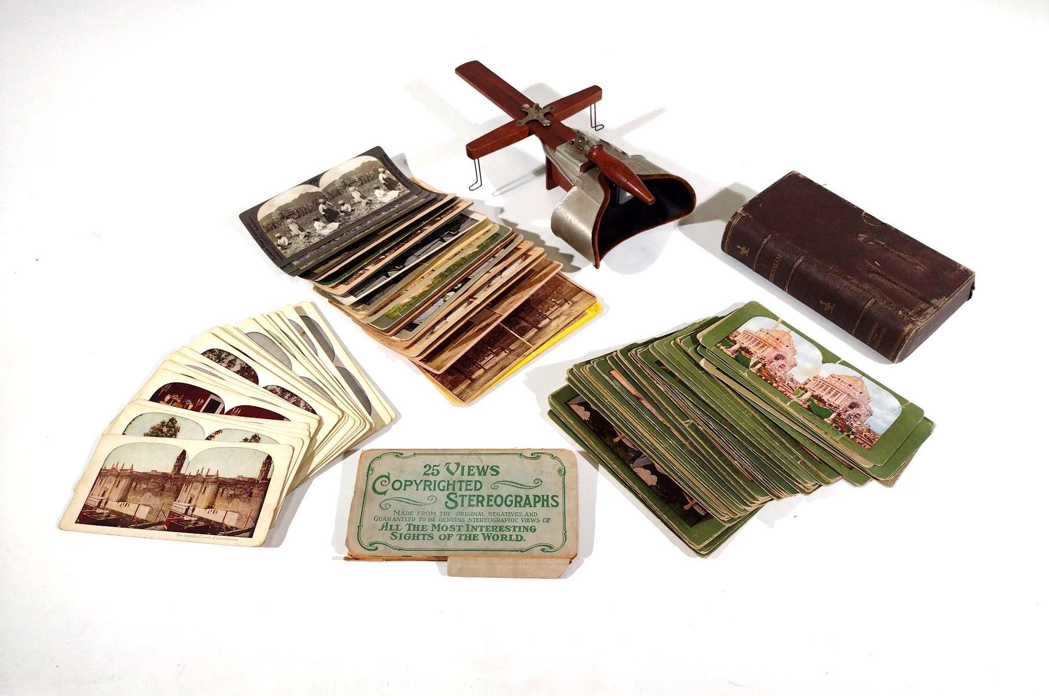 Underwood & Underwood Stereoscope w/ Photo Cards