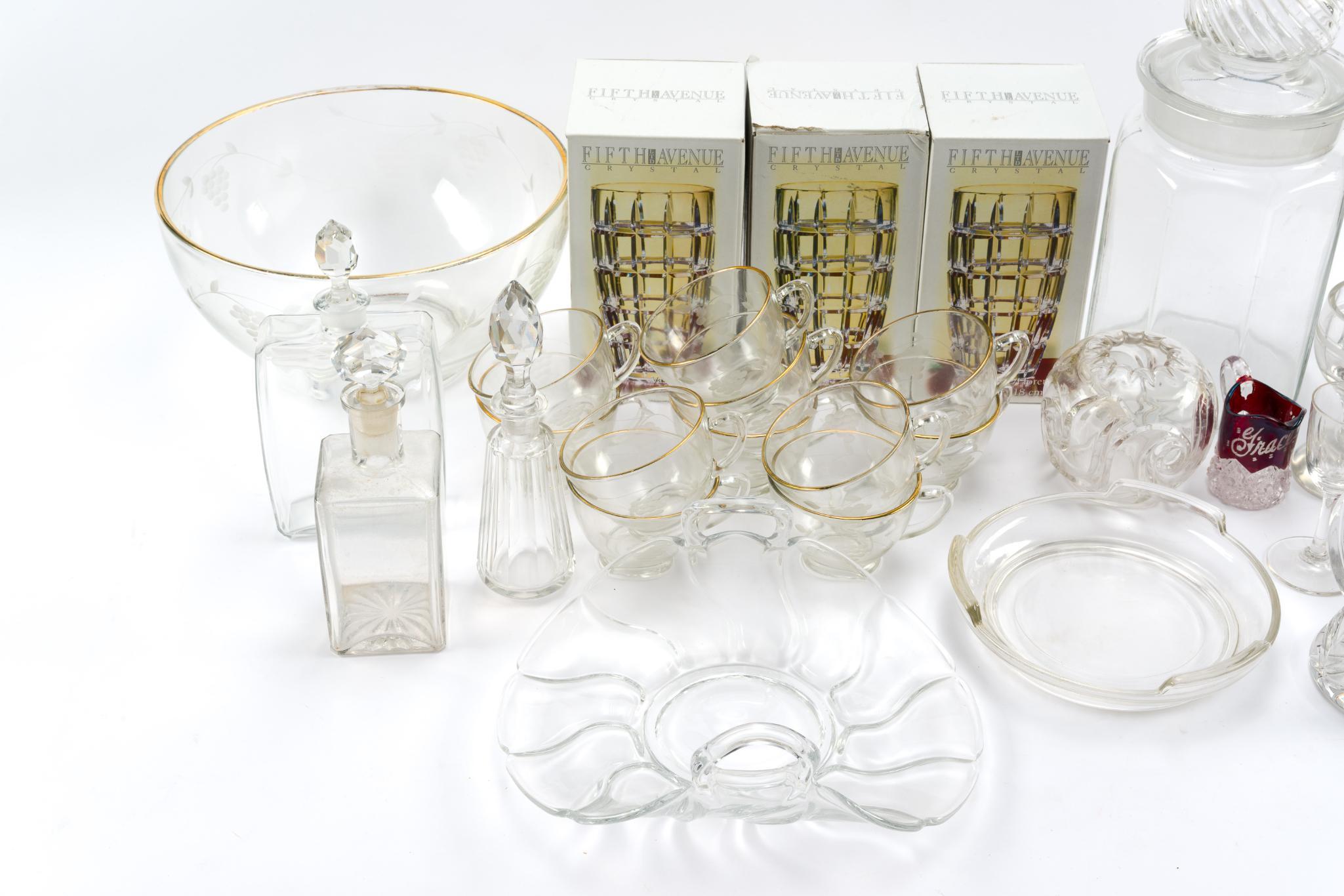 35 Pieces of Glass incl. Cut