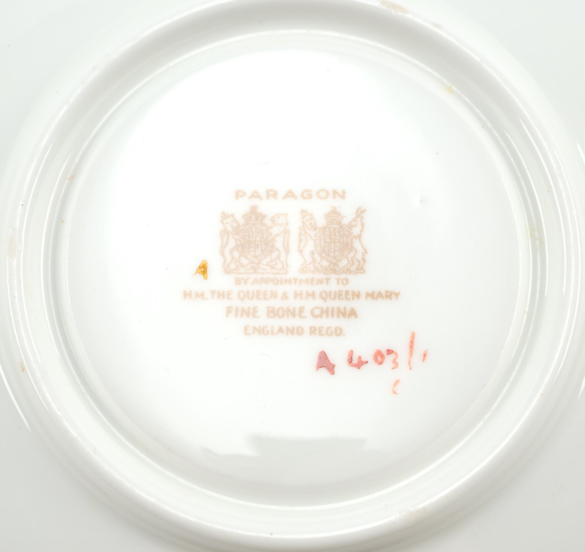 14 Pieces of Paragon Fine Bone China