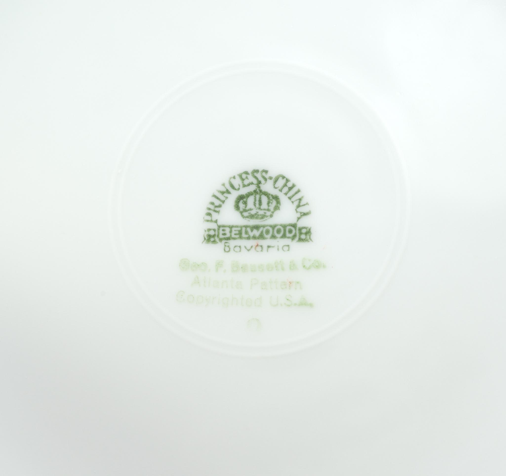 Princess China Belwood Bavaria Dinner Service