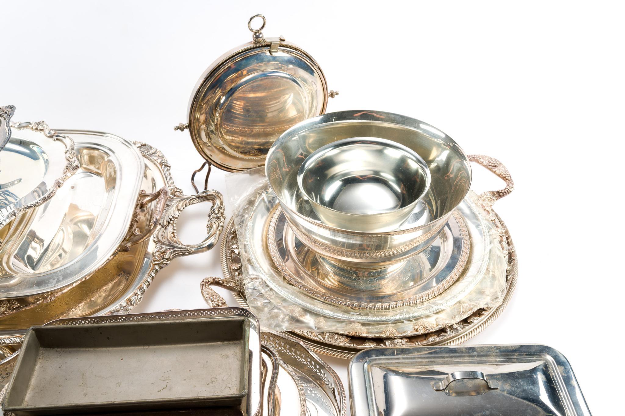 Silverplate Antique Serving Dishes