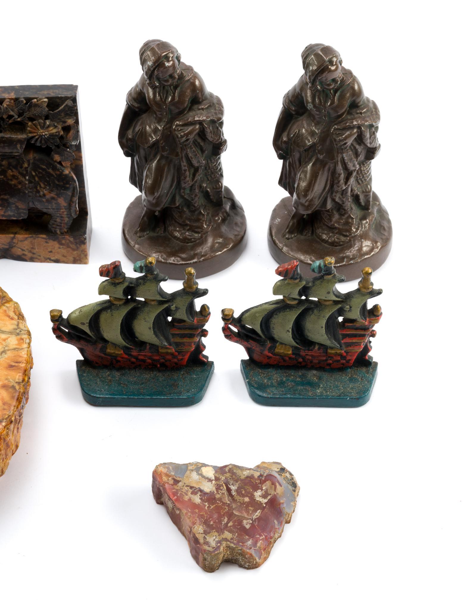 Glass, Alabaster, Bronze, and Cast-Iron Objects