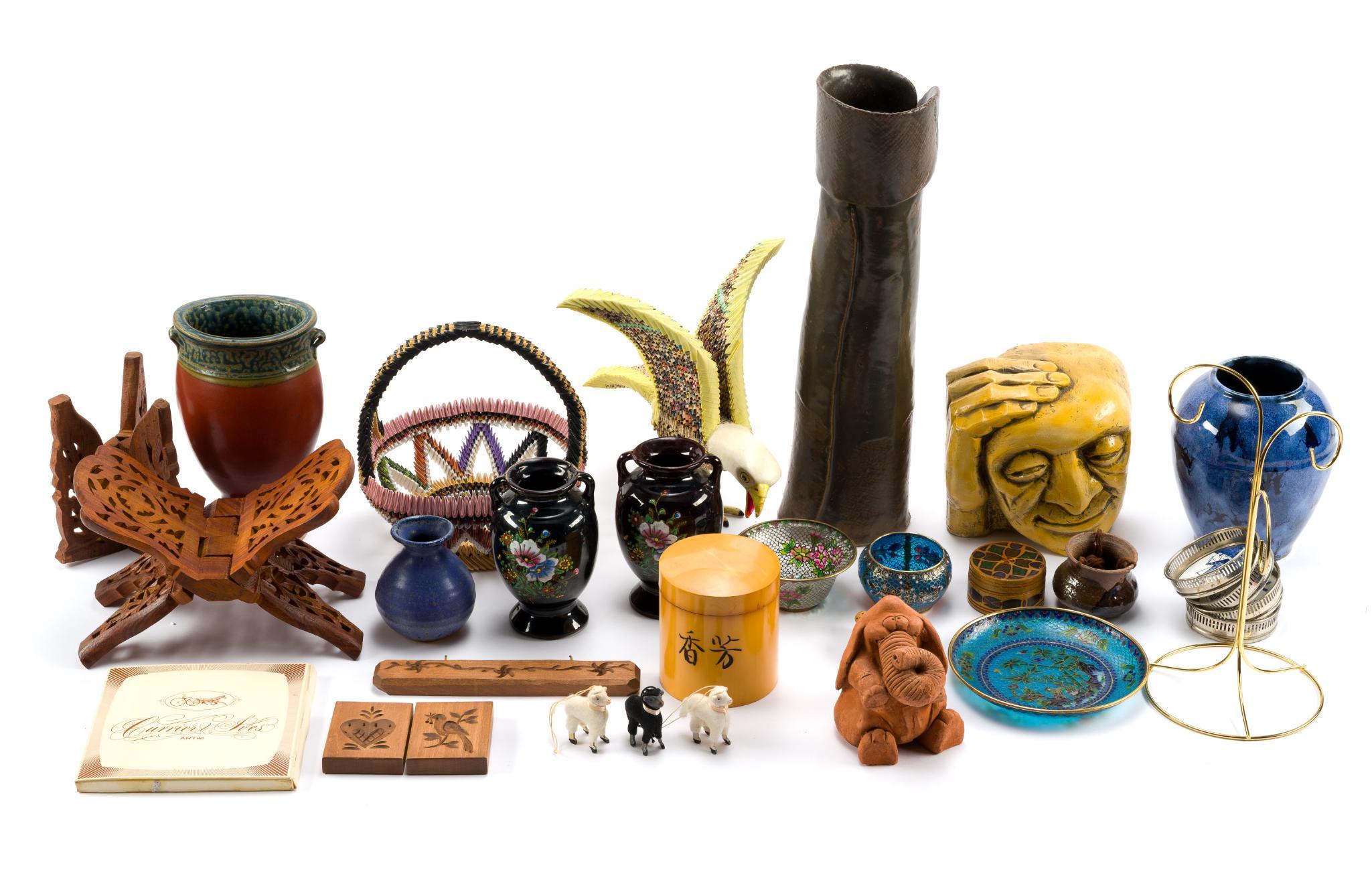 30 Assorted Folk Art Objects