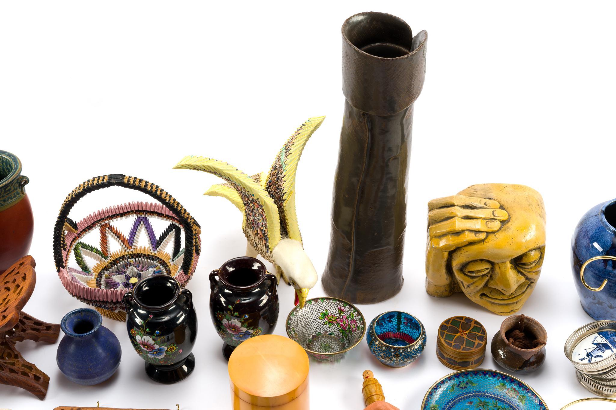 30 Assorted Folk Art Objects