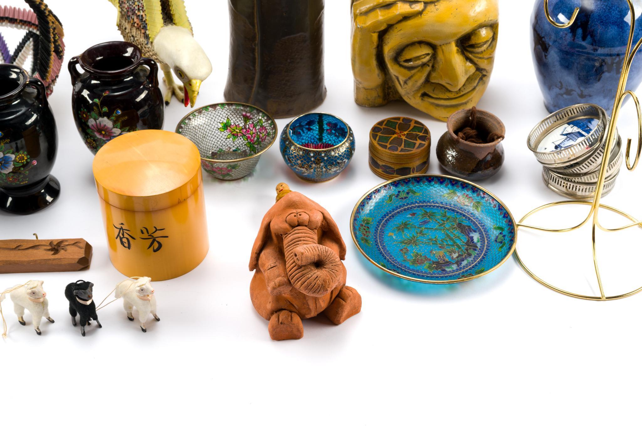 30 Assorted Folk Art Objects