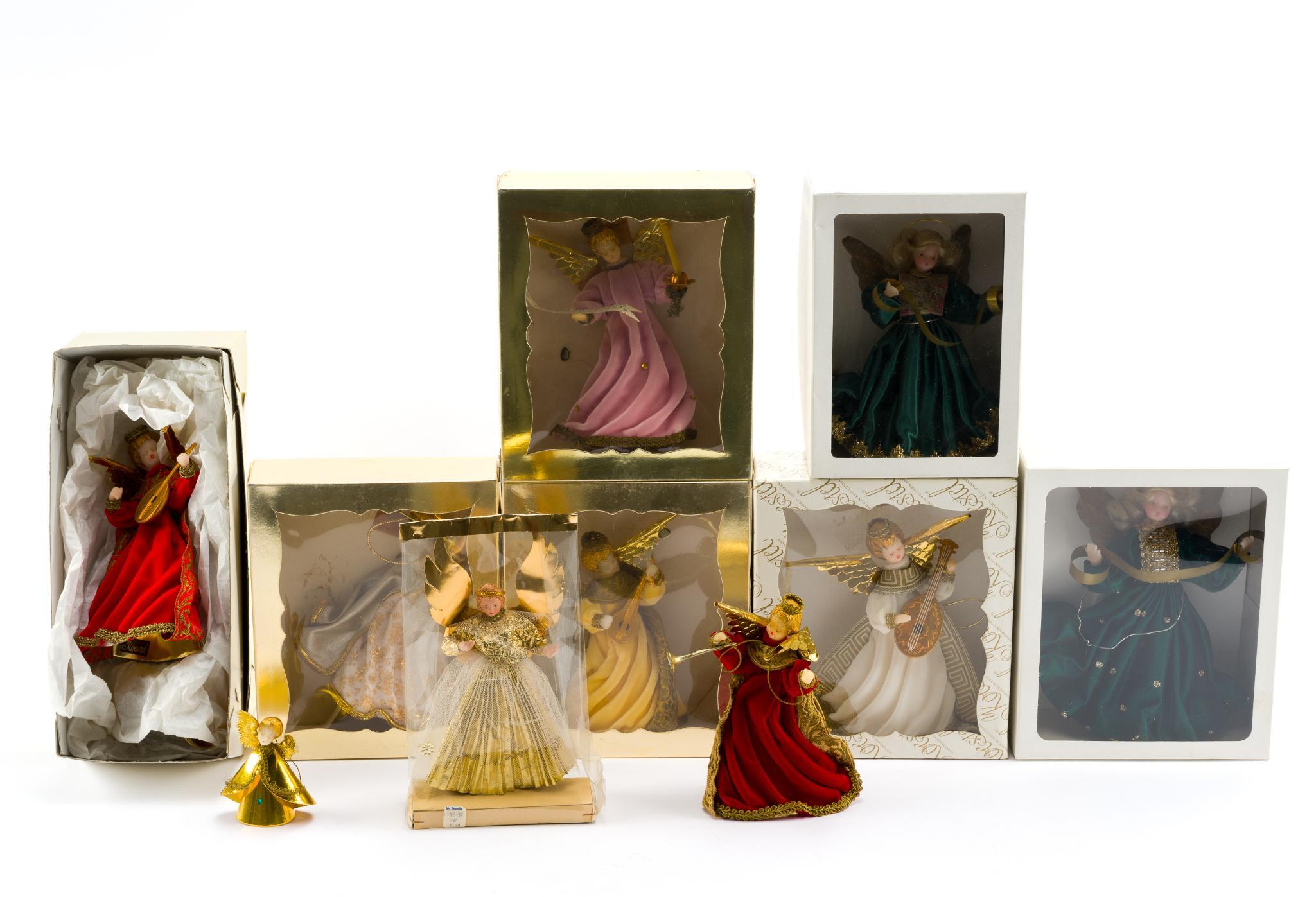 Antique West-German Angel Tree Toppers