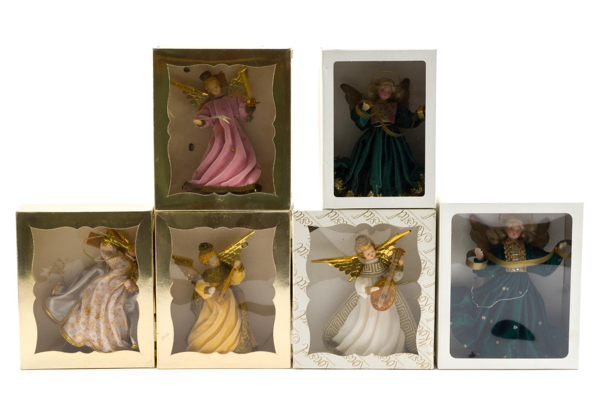 Antique West-German Angel Tree Toppers