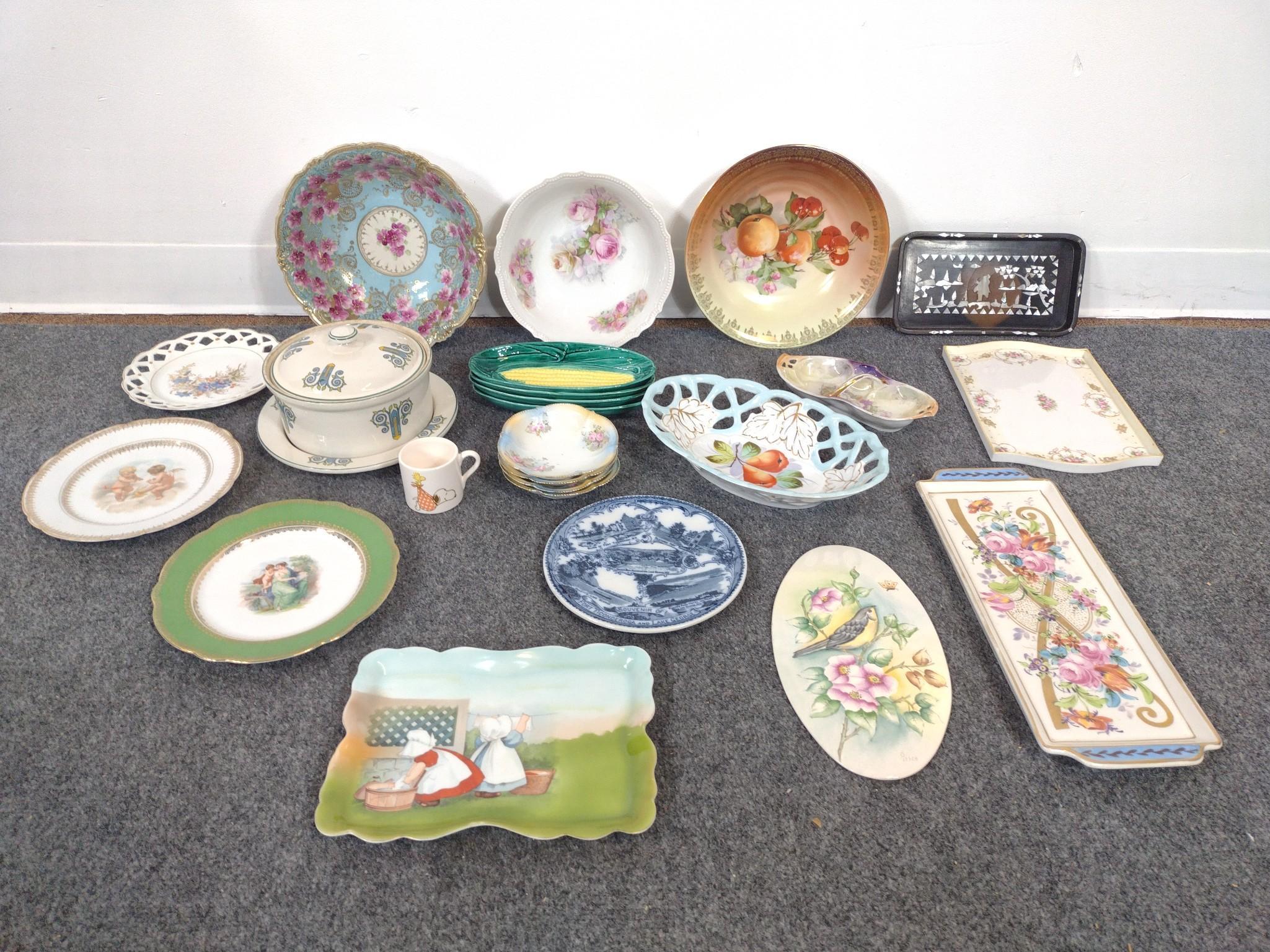 Assorted Porcelain Plates & Bowls