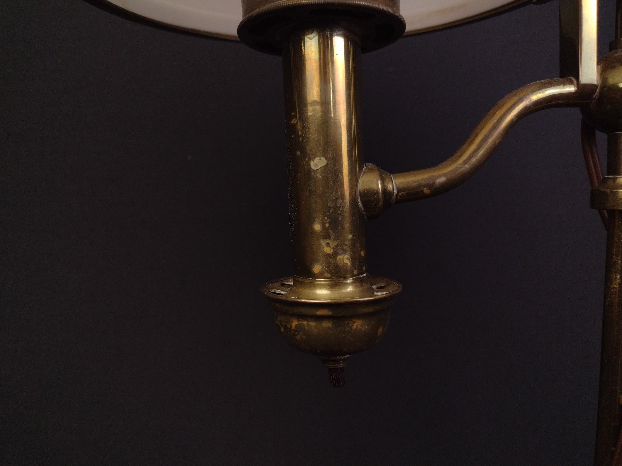 Vintage Brass Student Lamp
