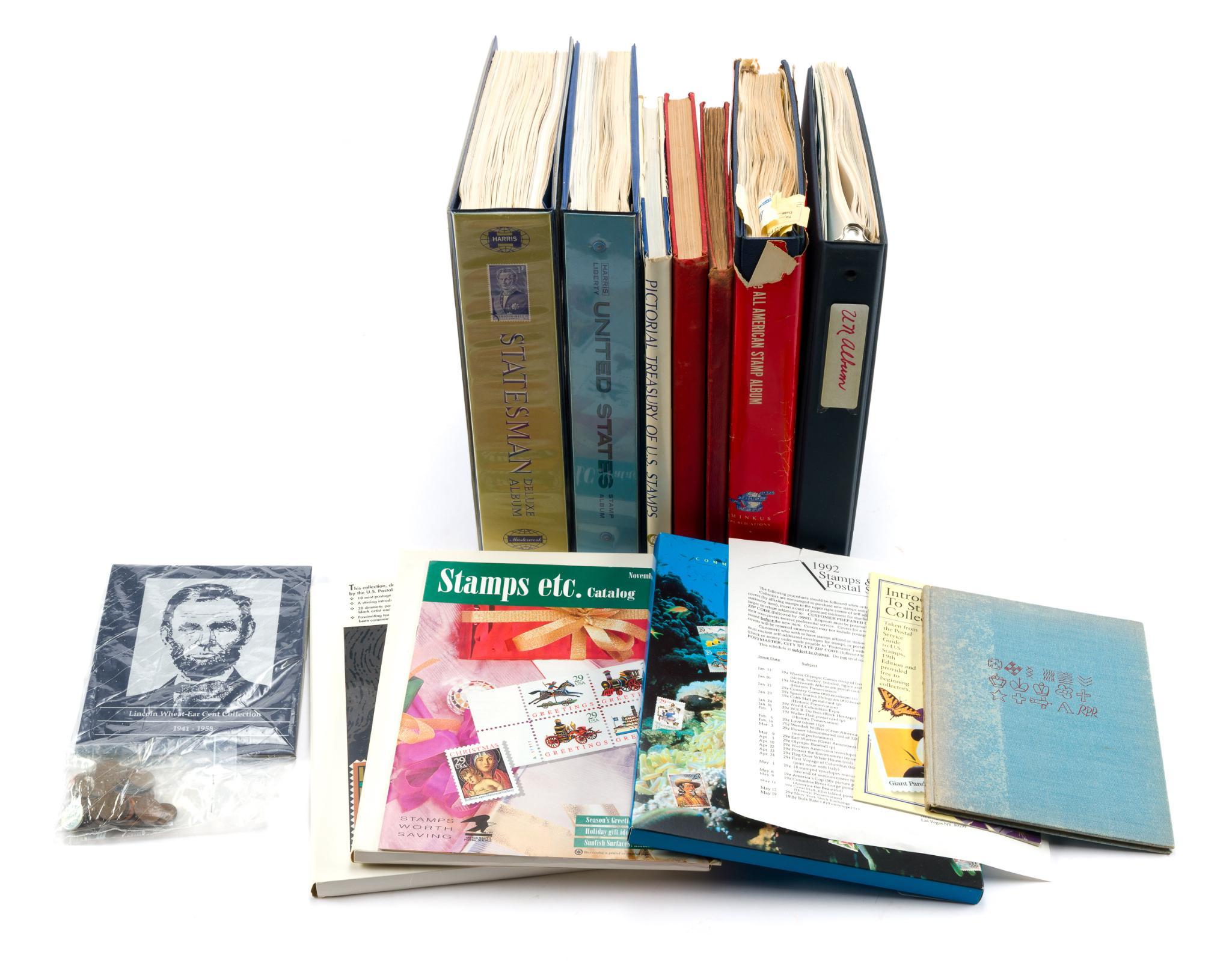 Stamp Sheets, Binders, & Books - US and World