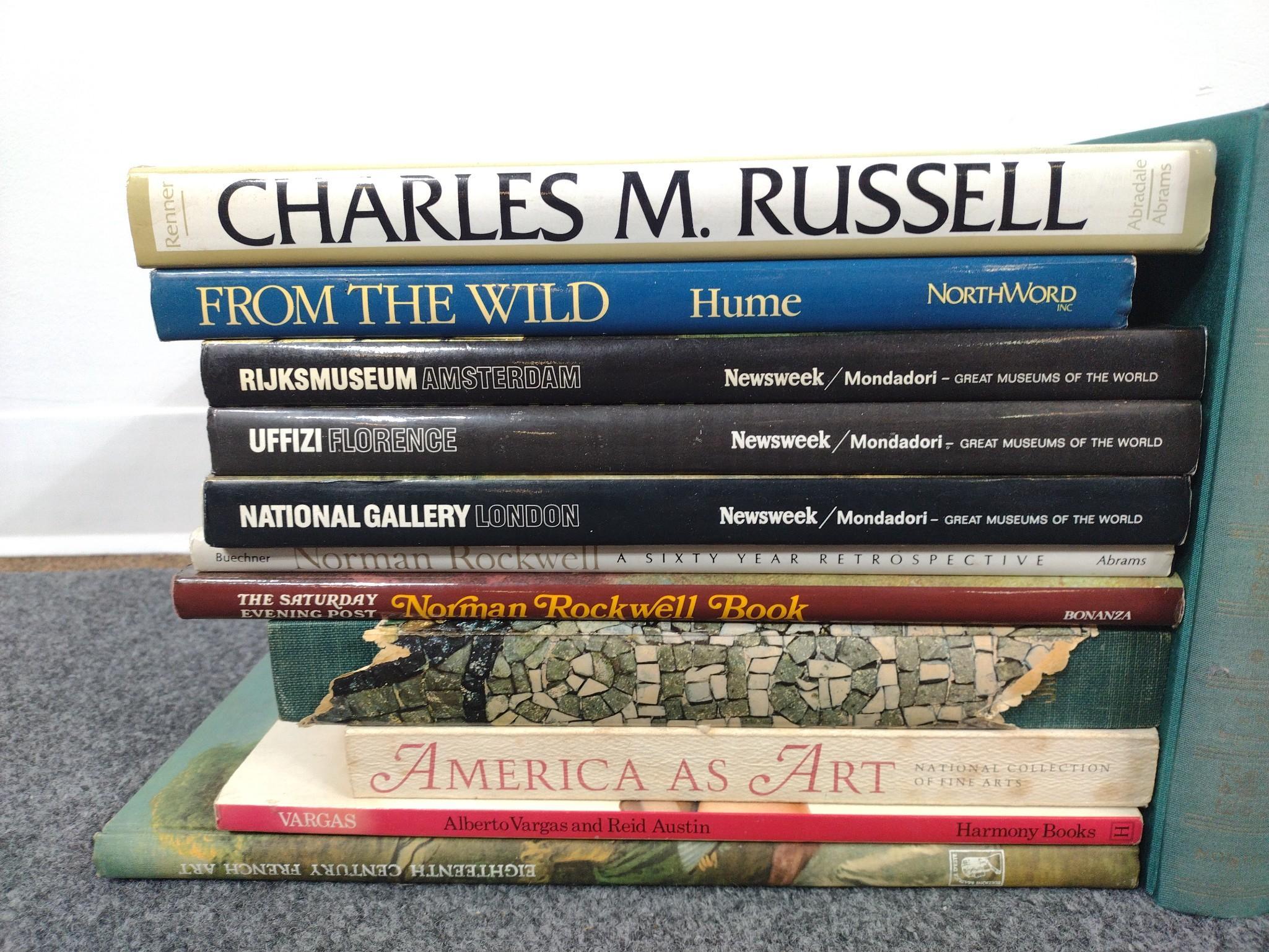 Art Books incl. America as Art