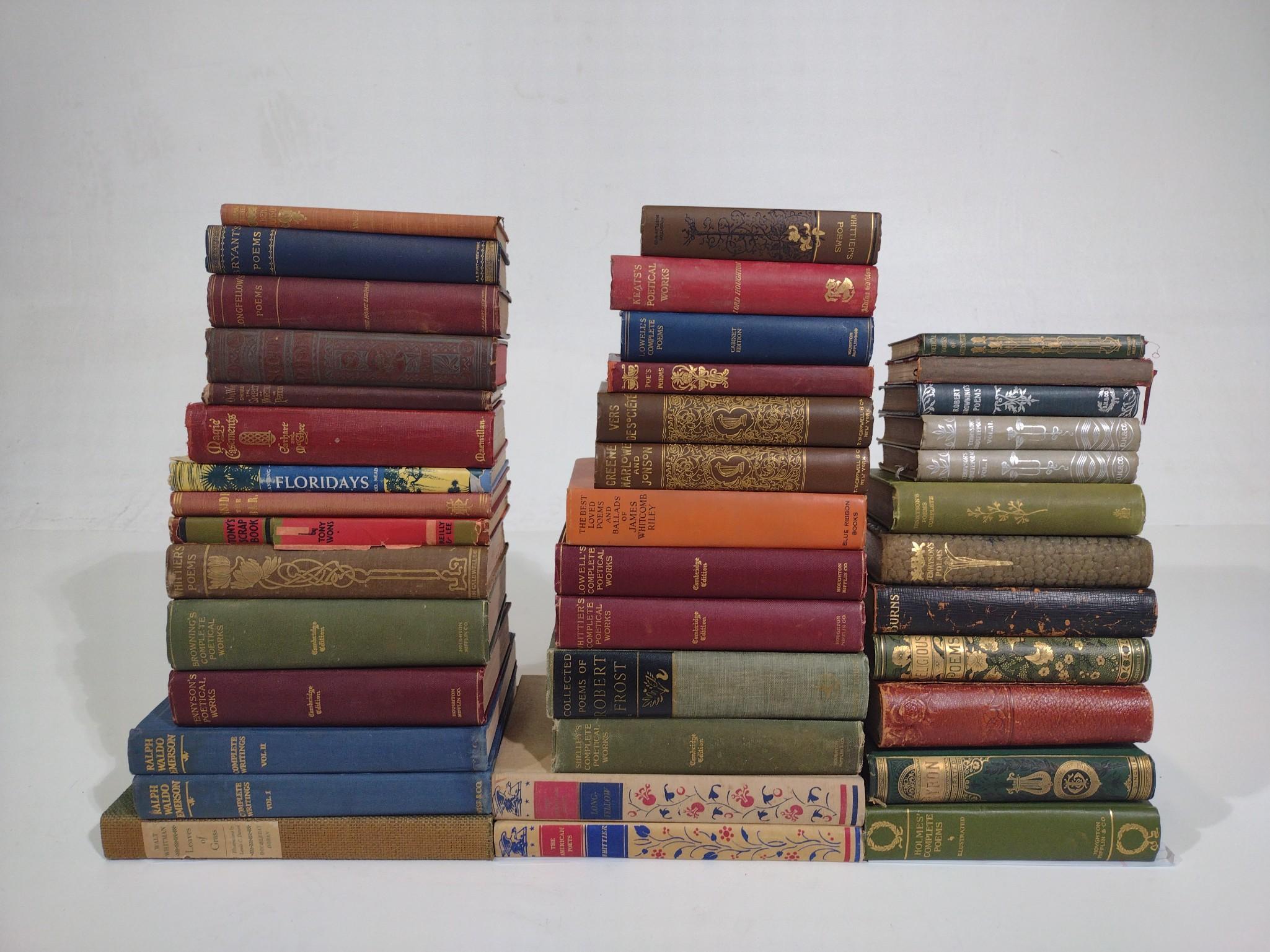 Poetry Books incl. Longfellow