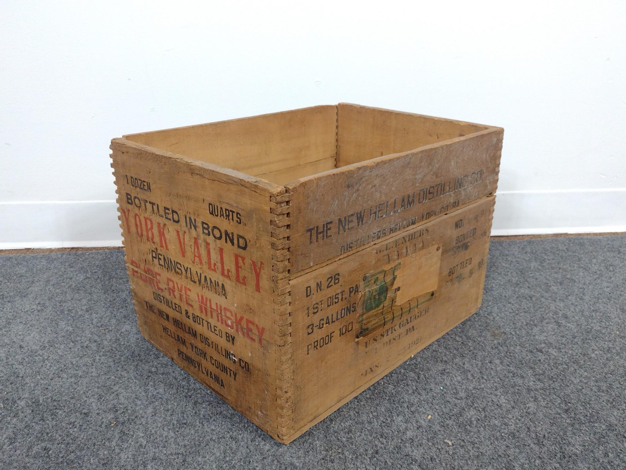 4 Antique Wood Crates Incl. Coca-Cola