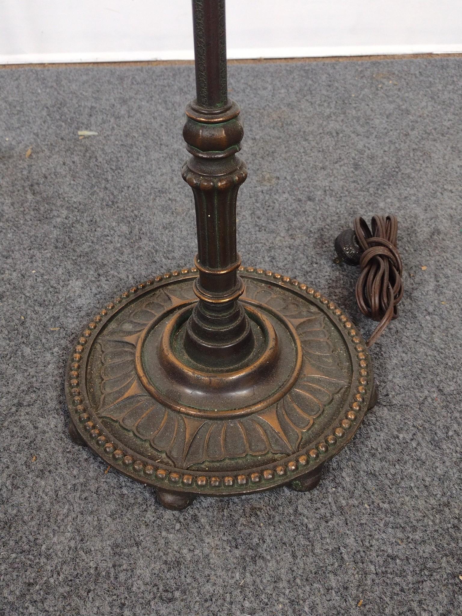 2 Vintage Metal Floor Lamps Incl. Rembrandt