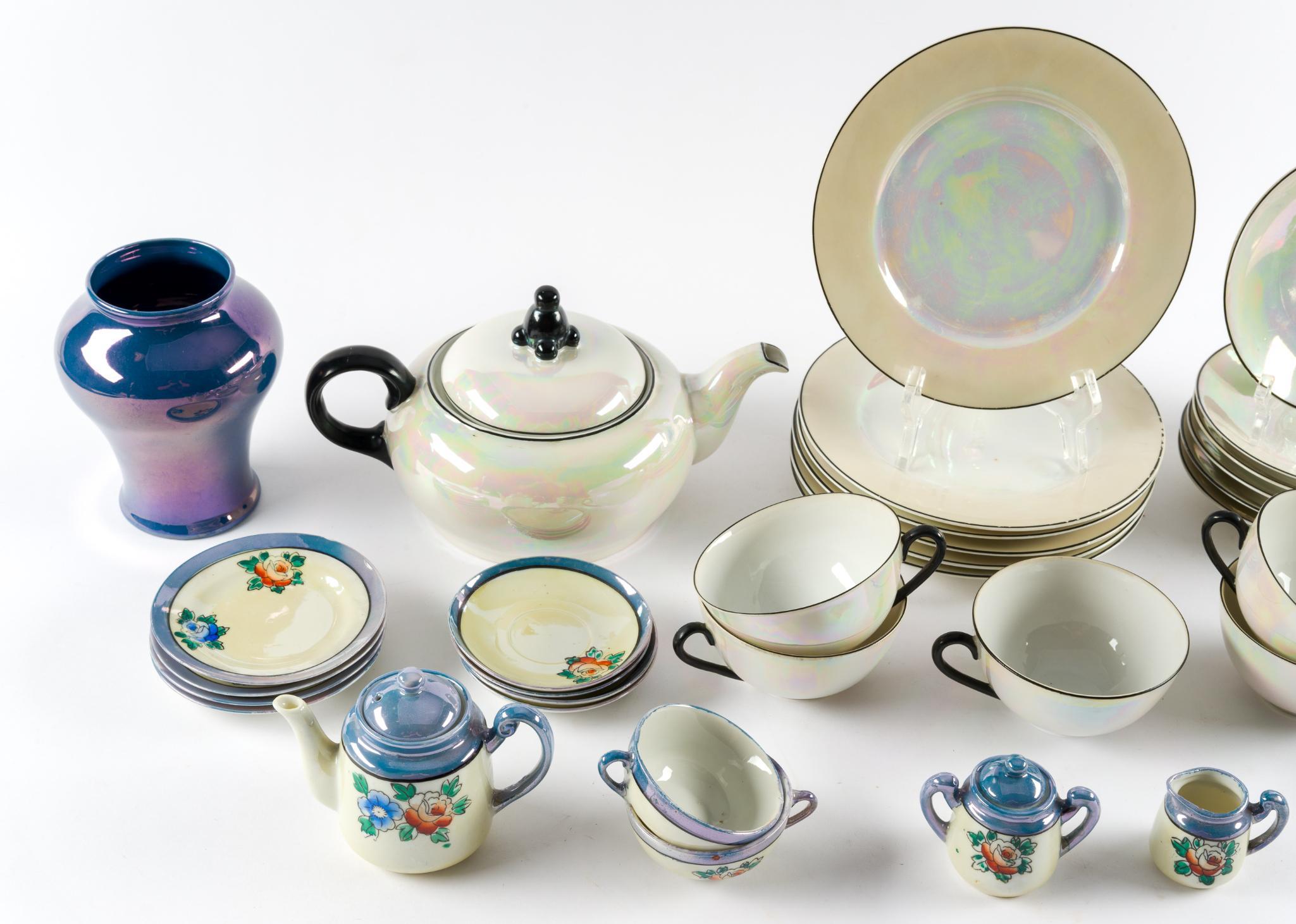 36 Pieces of Lustreware
