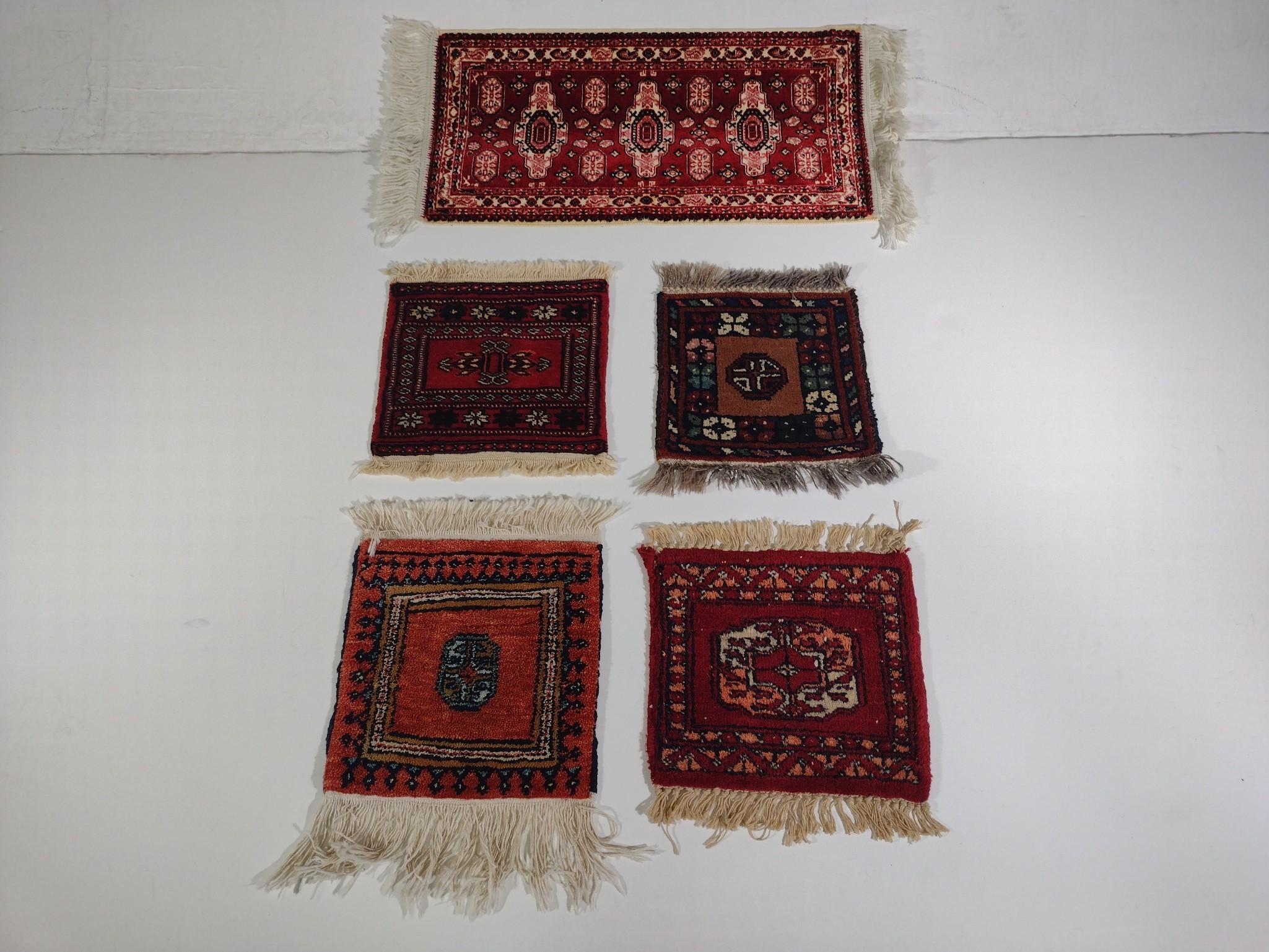 Miniature Oriental Rugs and Textiles Incl. Silk