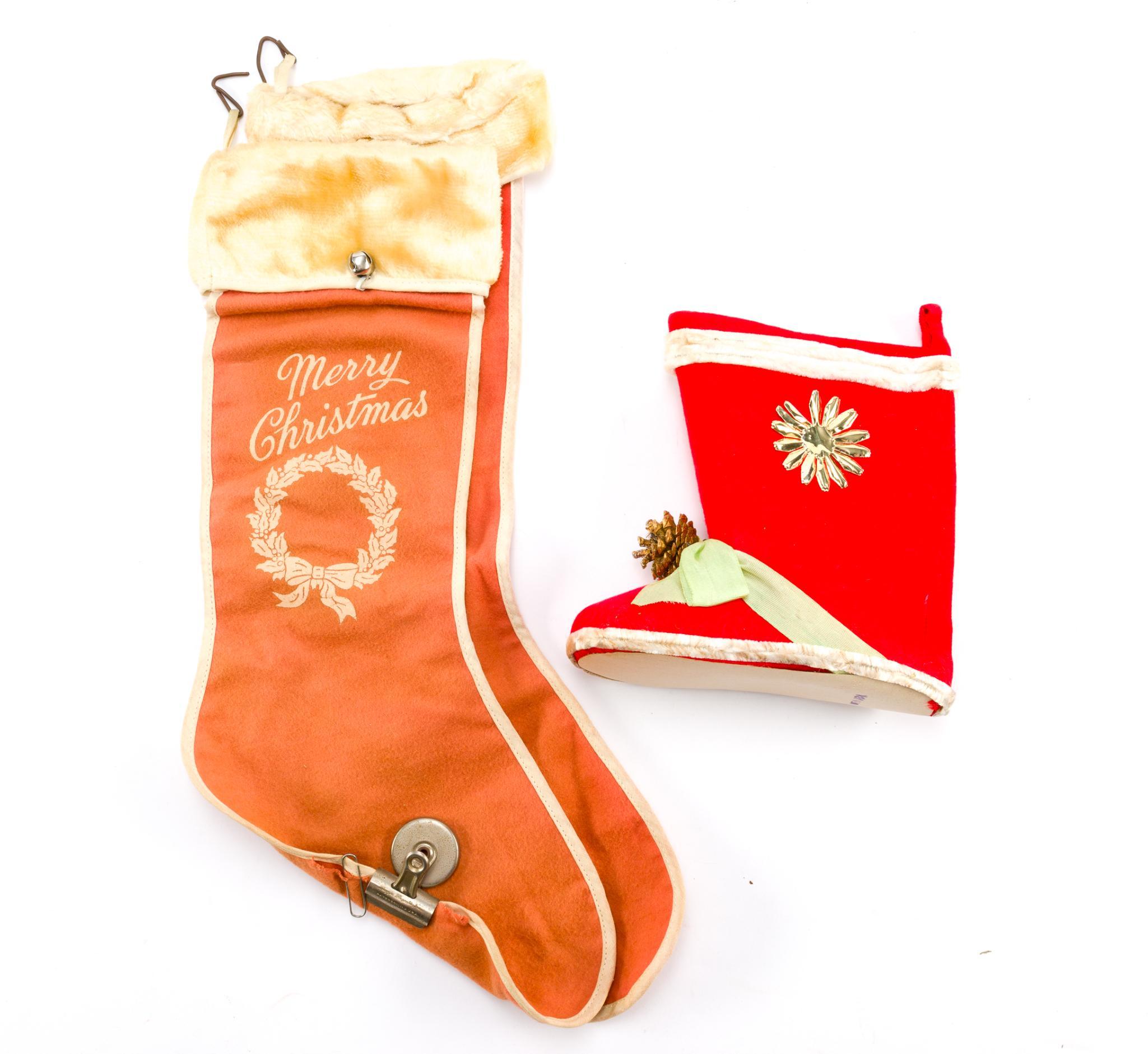 Vintage Christmas Decorations Incl. Santa-Glo