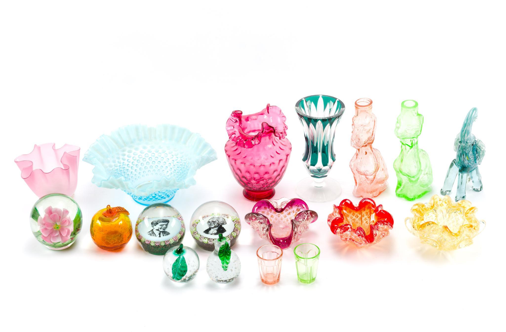 Murano, Paperweights, Colored and Novelty Glass