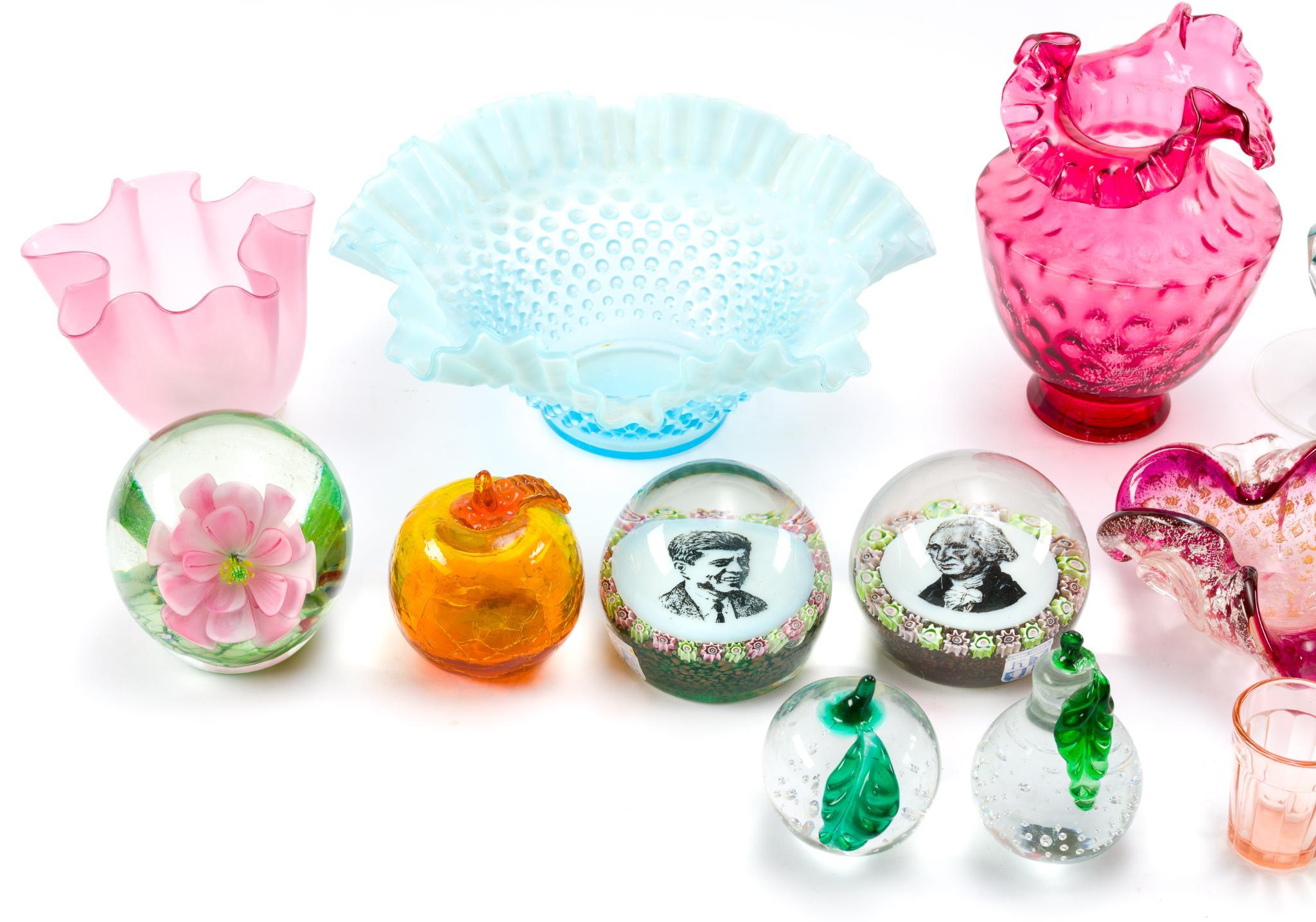 Murano, Paperweights, Colored and Novelty Glass