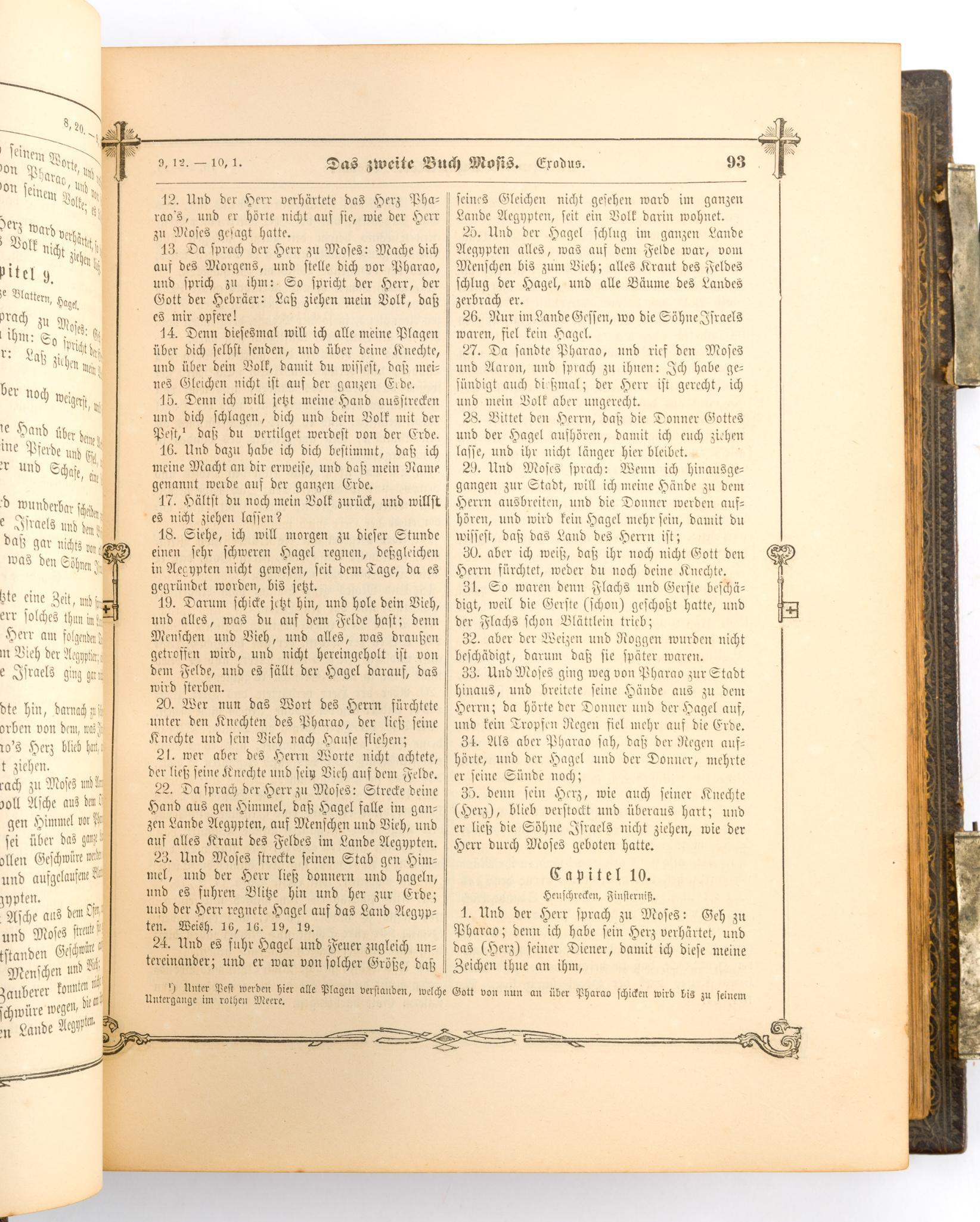 Antique German Catholic Family Bible Dictionary