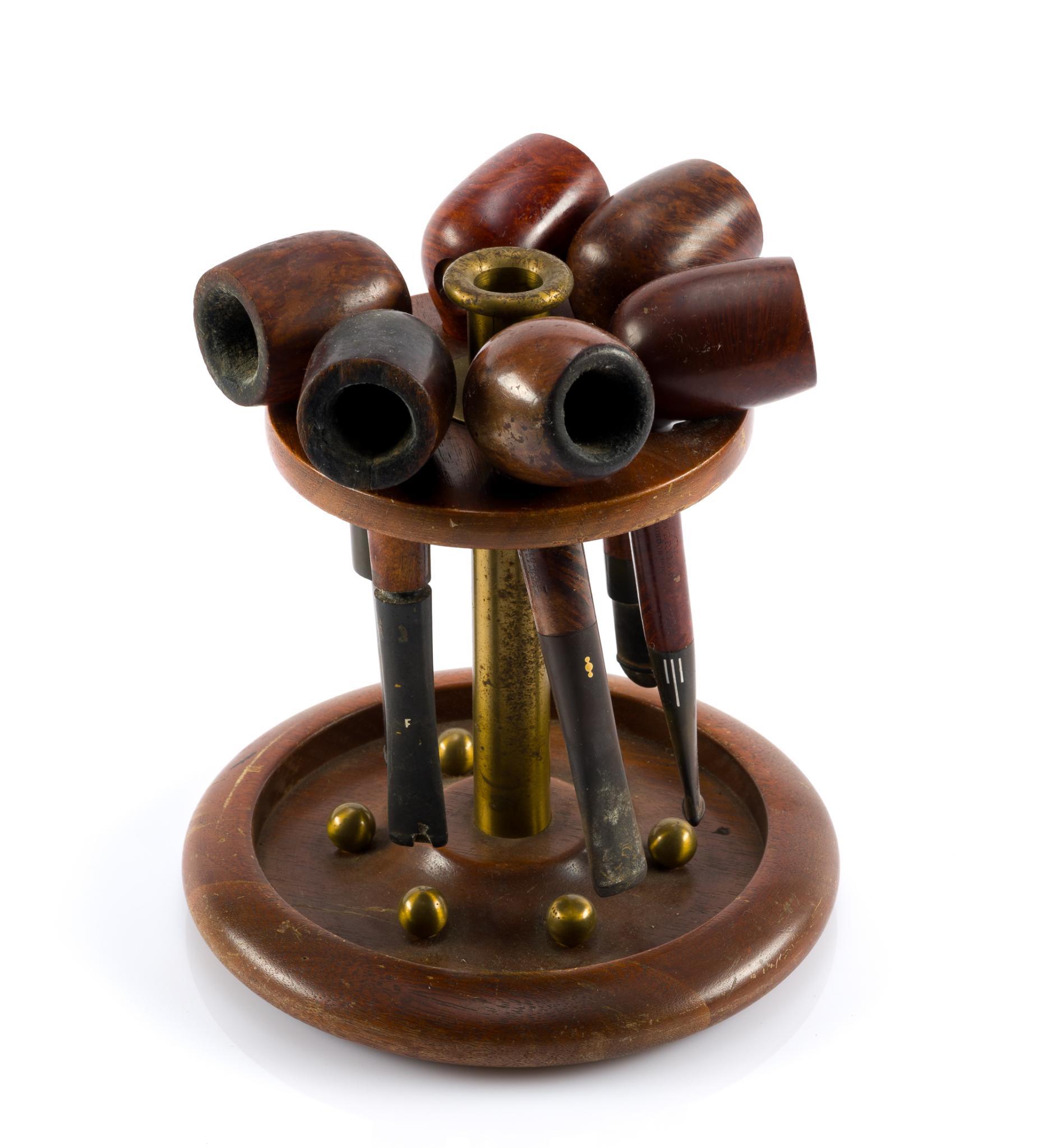 Vintage Pipes with Carousel Stand