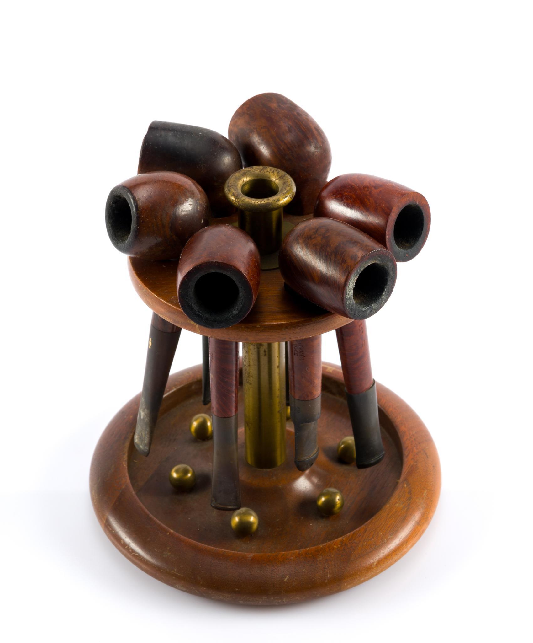 Vintage Pipes with Carousel Stand